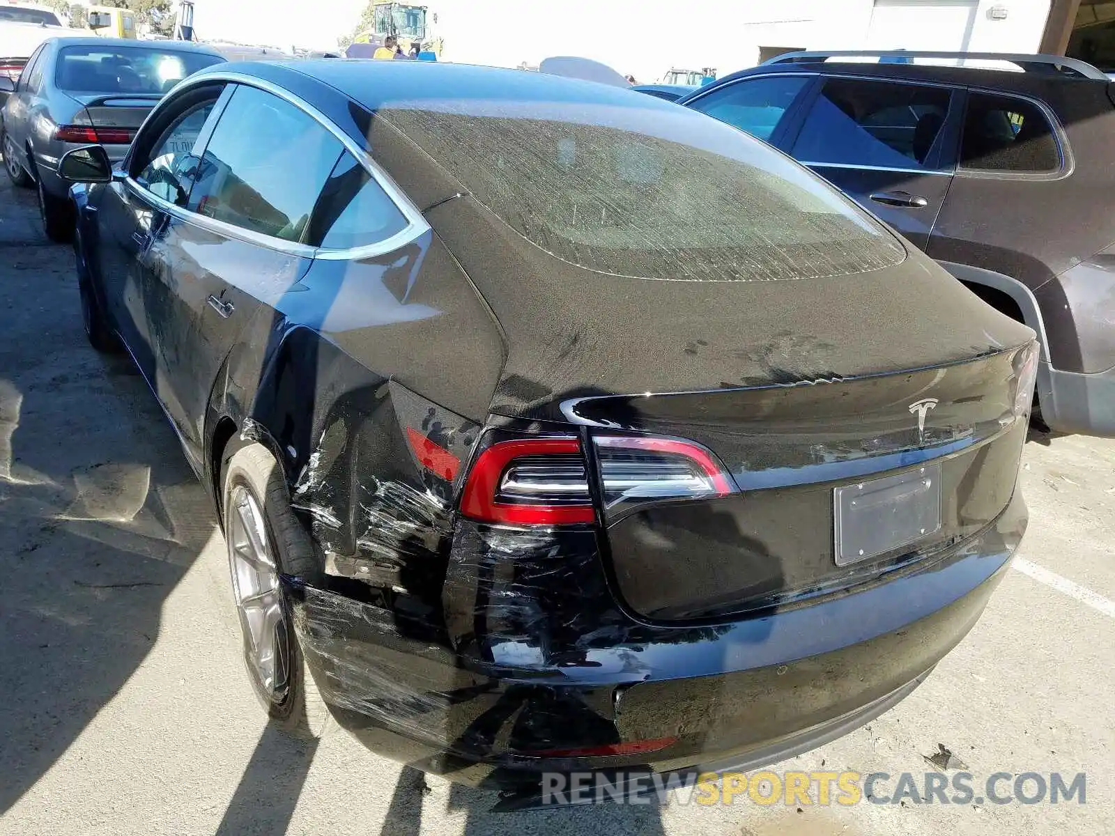 3 Photograph of a damaged car 5YJ3E1EA4KF361760 TESLA MODEL 3 2019