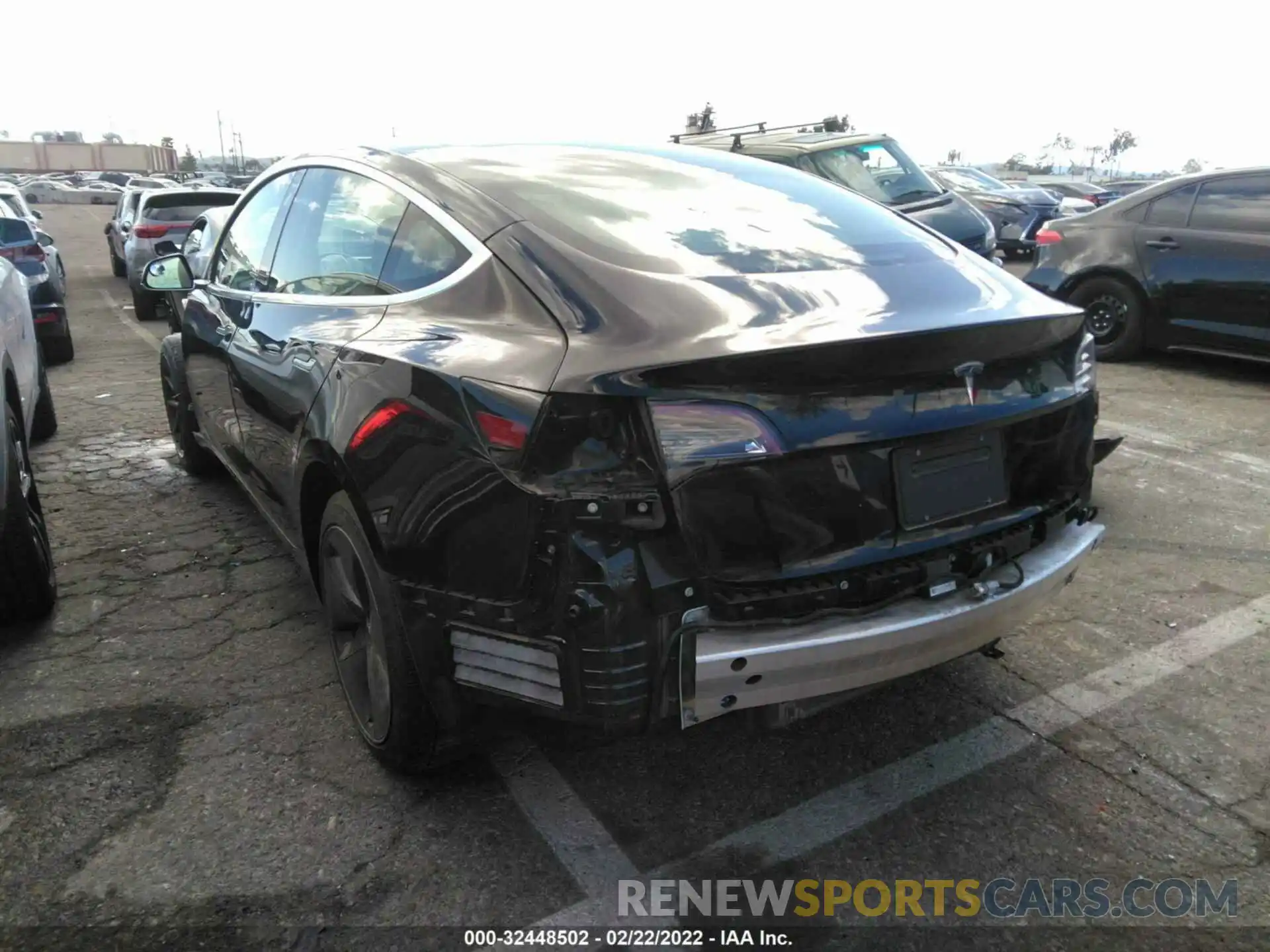 3 Photograph of a damaged car 5YJ3E1EA4KF362035 TESLA MODEL 3 2019