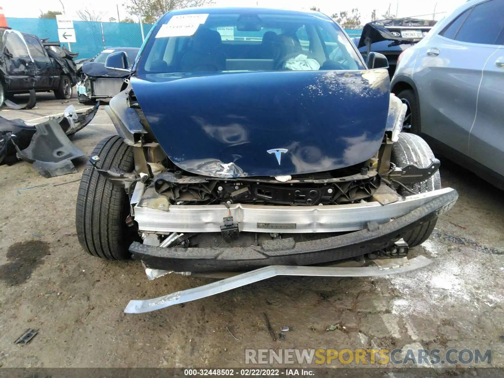 6 Photograph of a damaged car 5YJ3E1EA4KF362035 TESLA MODEL 3 2019