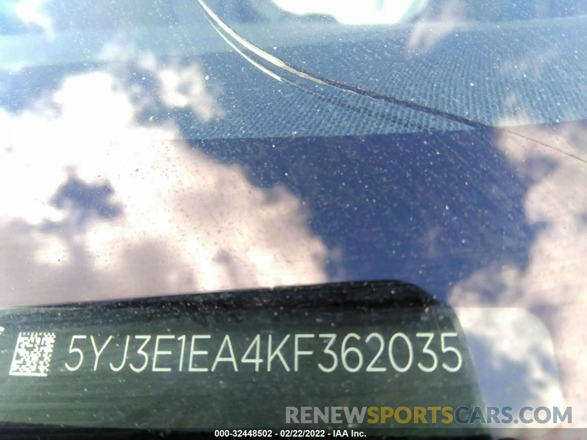 9 Photograph of a damaged car 5YJ3E1EA4KF362035 TESLA MODEL 3 2019