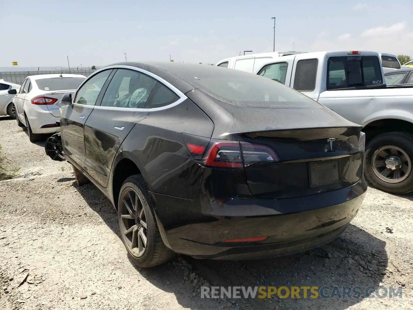 3 Photograph of a damaged car 5YJ3E1EA4KF395309 TESLA MODEL 3 2019