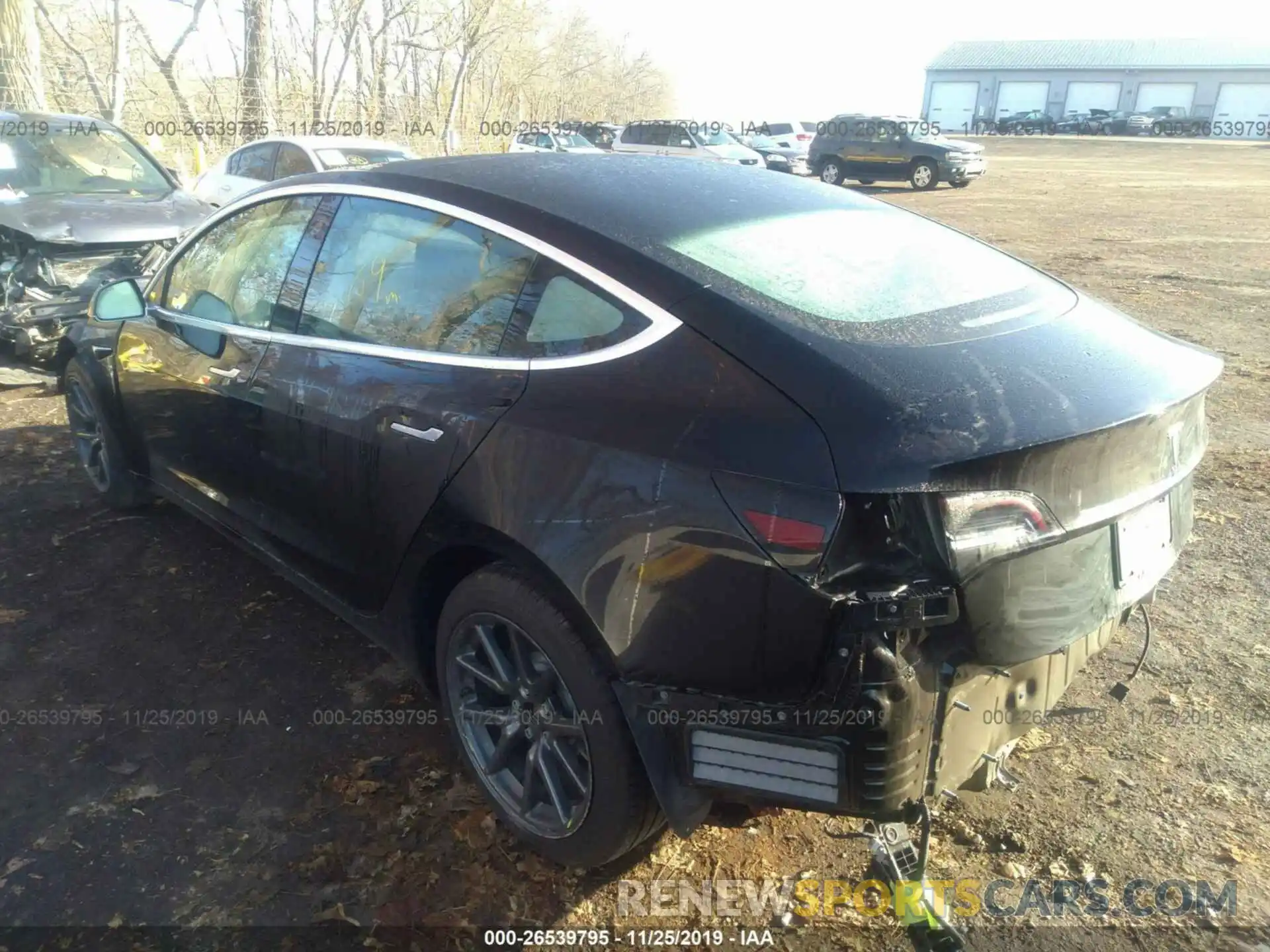 3 Photograph of a damaged car 5YJ3E1EA4KF395312 TESLA MODEL 3 2019