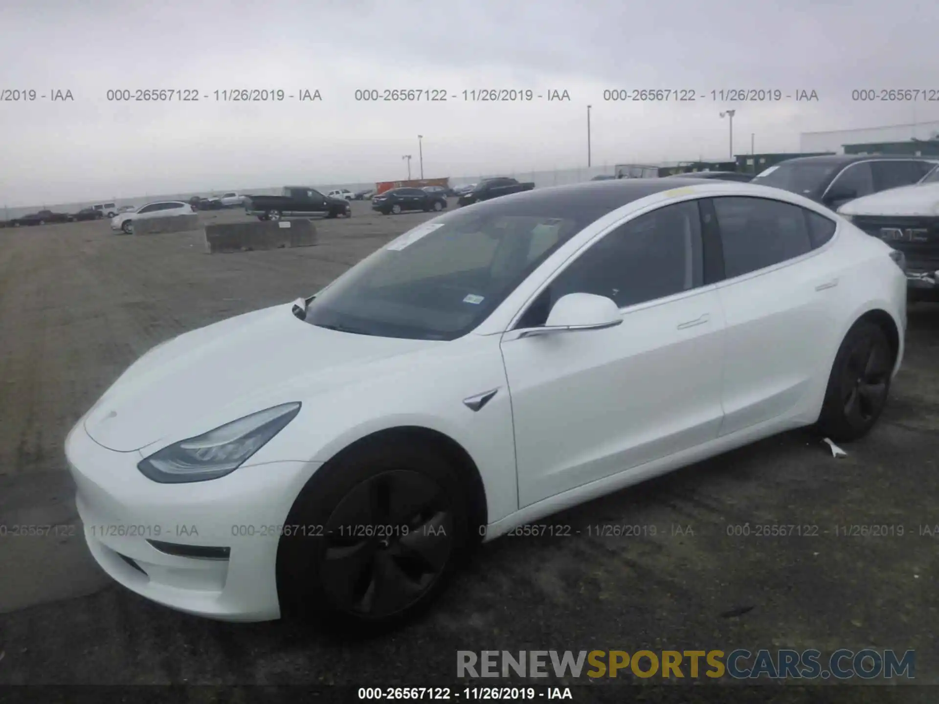 2 Фотография поврежденного автомобиля 5YJ3E1EA4KF397092 TESLA MODEL 3 2019