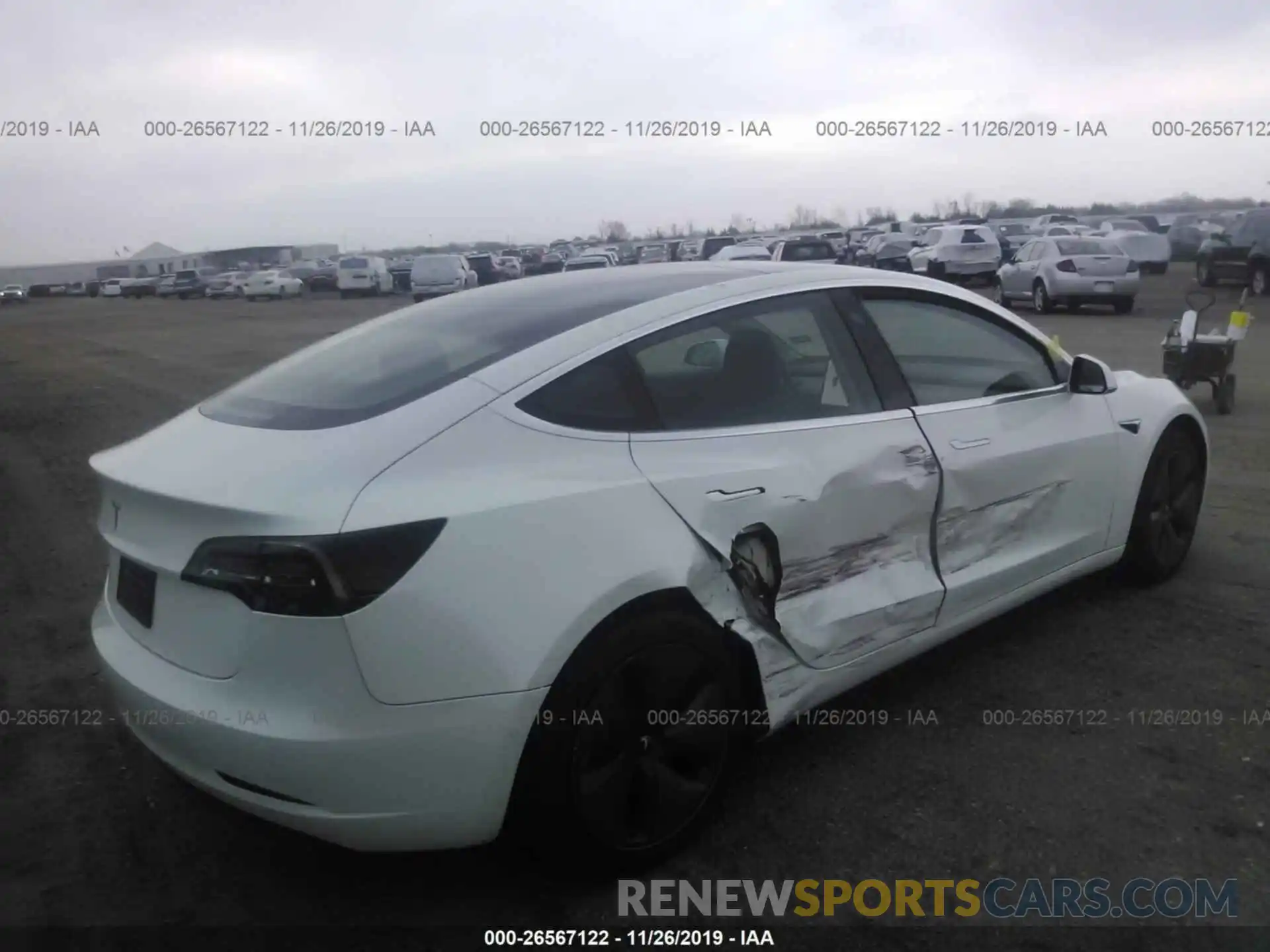 4 Фотография поврежденного автомобиля 5YJ3E1EA4KF397092 TESLA MODEL 3 2019