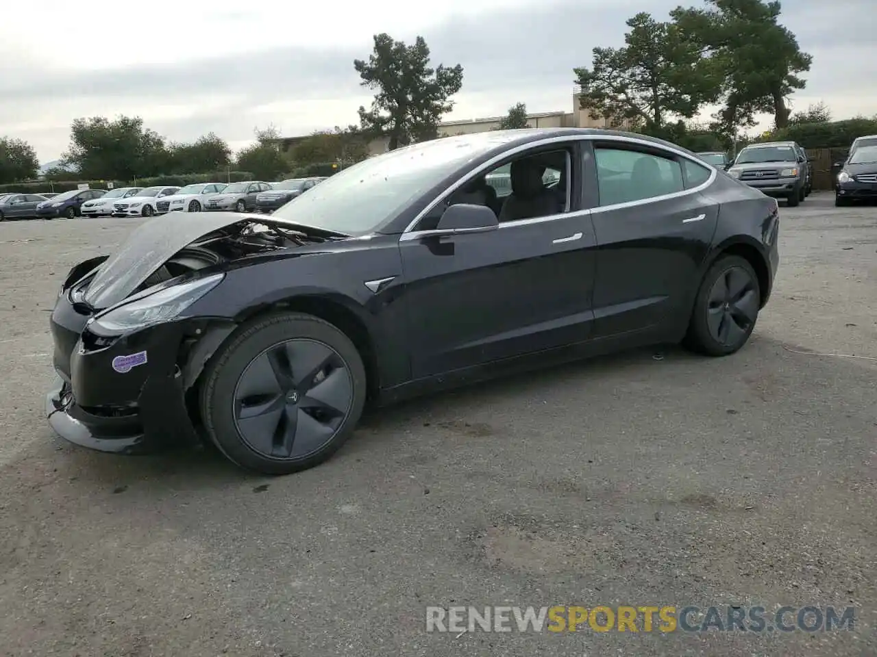 1 Photograph of a damaged car 5YJ3E1EA4KF397903 TESLA MODEL 3 2019