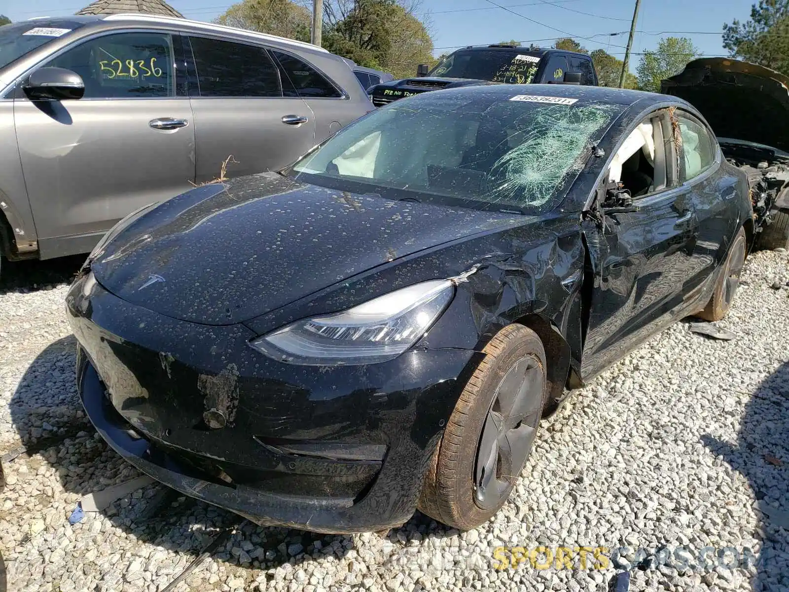 2 Фотография поврежденного автомобиля 5YJ3E1EA4KF399909 TESLA MODEL 3 2019