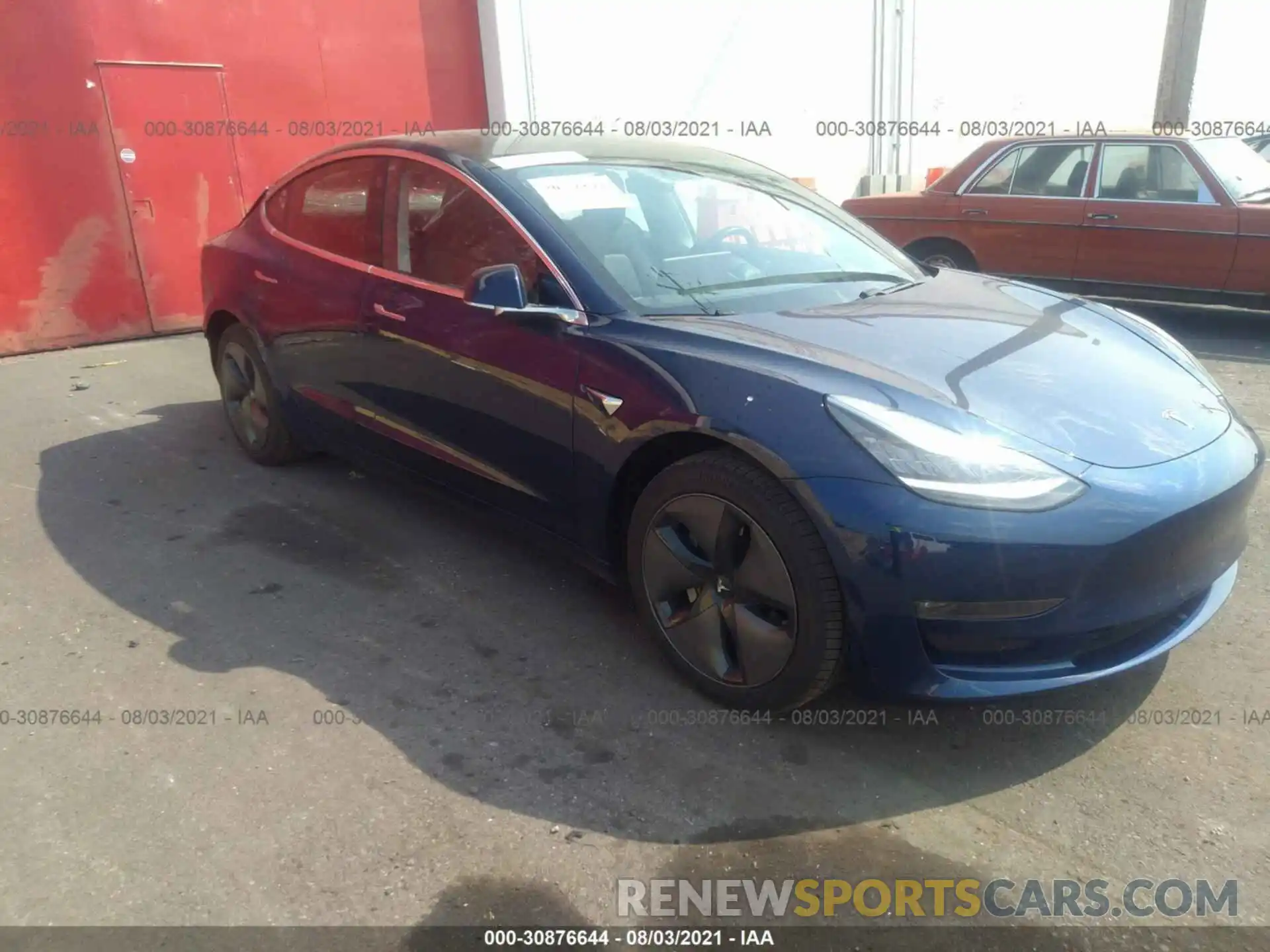 1 Photograph of a damaged car 5YJ3E1EA4KF400959 TESLA MODEL 3 2019