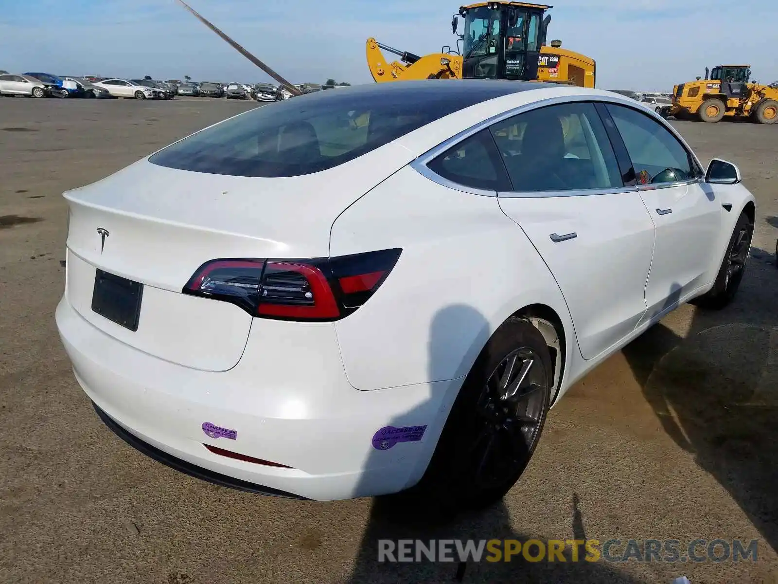 4 Photograph of a damaged car 5YJ3E1EA4KF401447 TESLA MODEL 3 2019