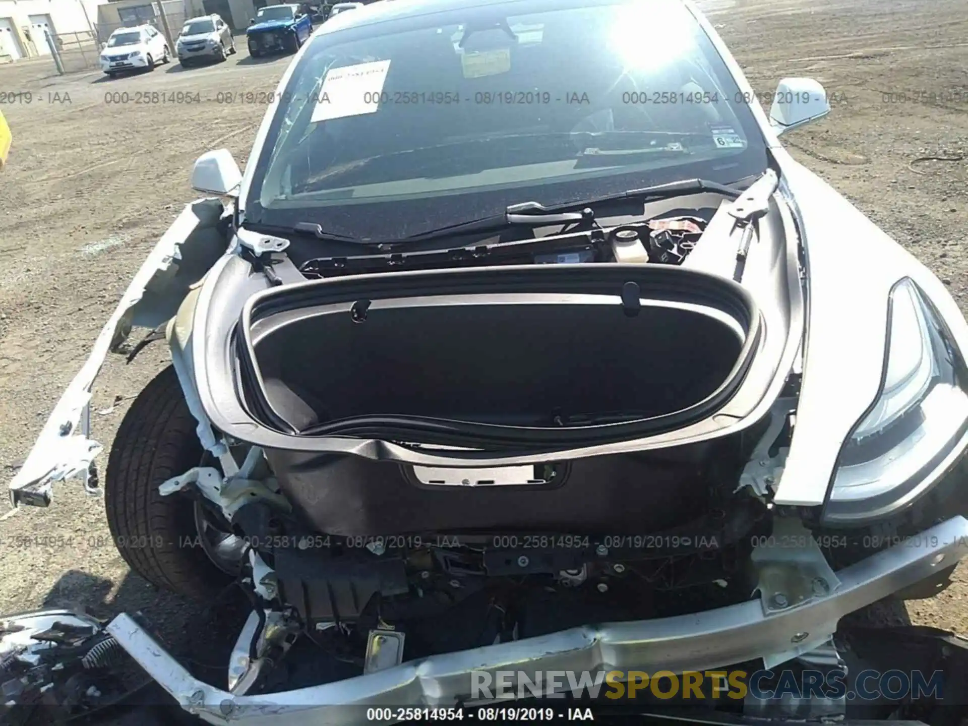 10 Photograph of a damaged car 5YJ3E1EA4KF402498 TESLA MODEL 3 2019