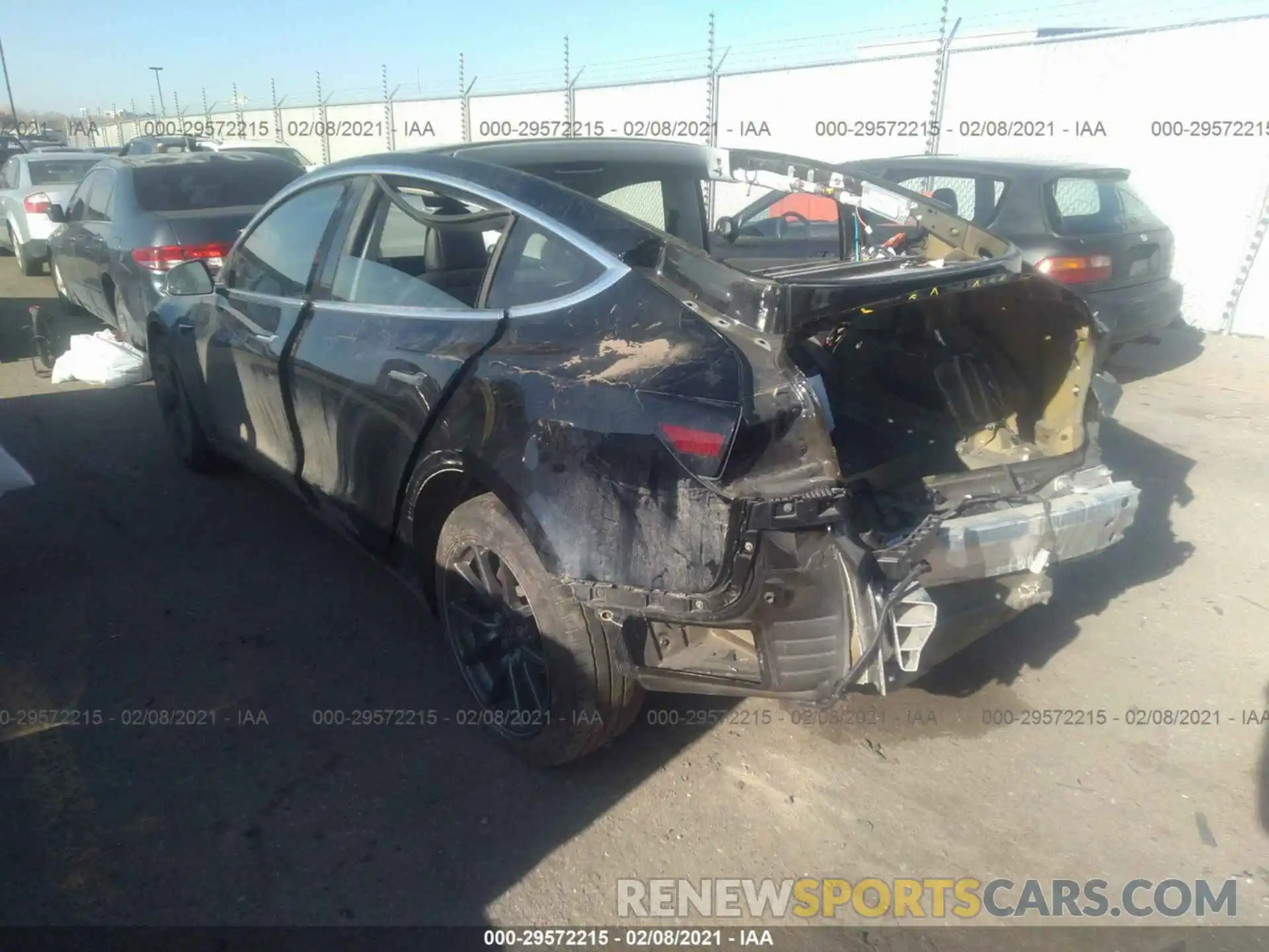 3 Photograph of a damaged car 5YJ3E1EA4KF409807 TESLA MODEL 3 2019