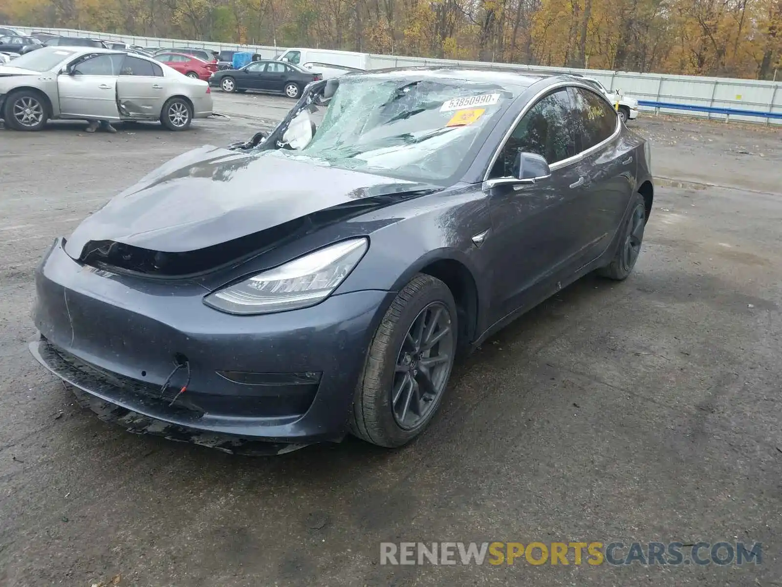 2 Фотография поврежденного автомобиля 5YJ3E1EA4KF411069 TESLA MODEL 3 2019