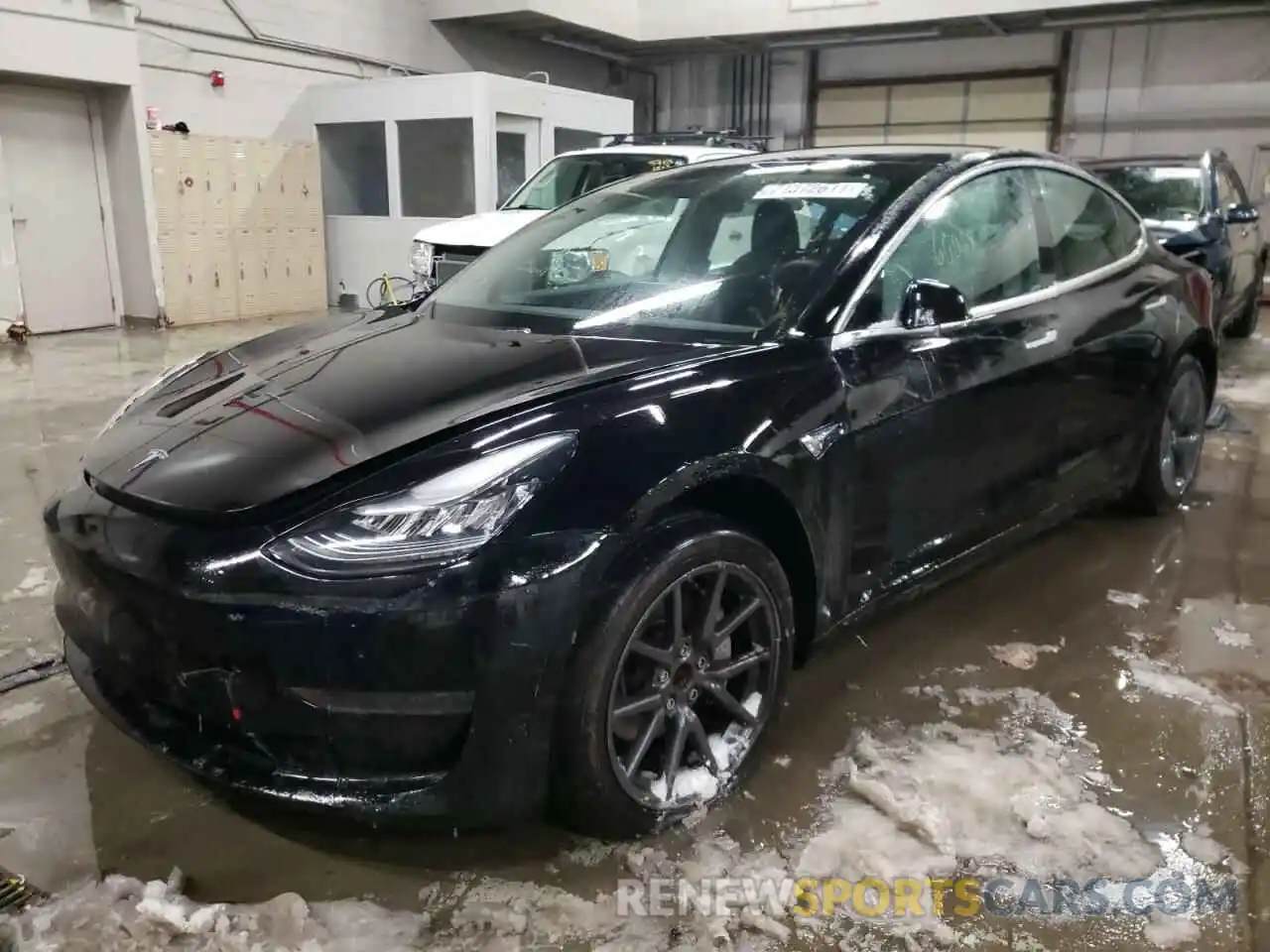 2 Photograph of a damaged car 5YJ3E1EA4KF415834 TESLA MODEL 3 2019