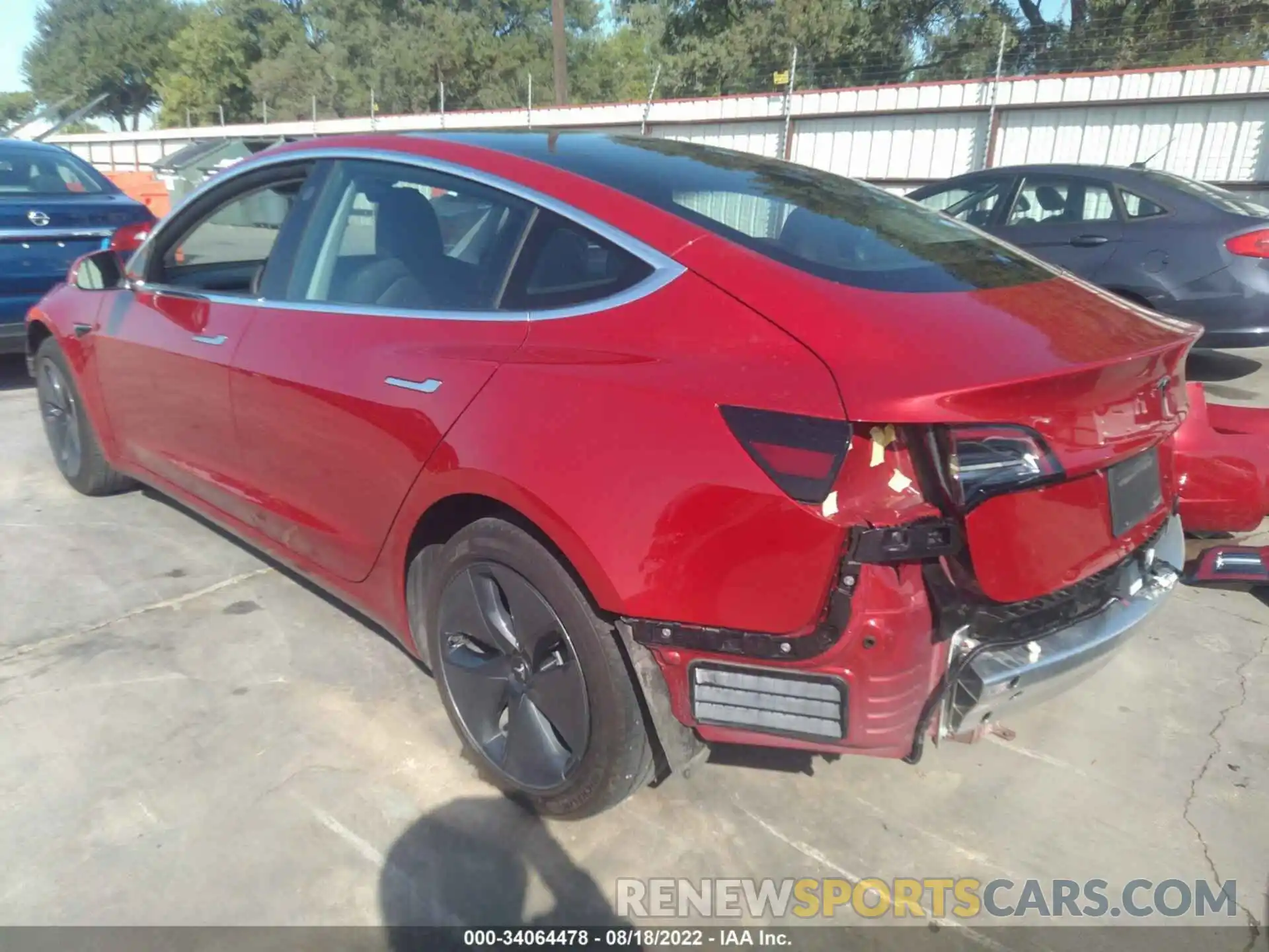 3 Photograph of a damaged car 5YJ3E1EA4KF416420 TESLA MODEL 3 2019