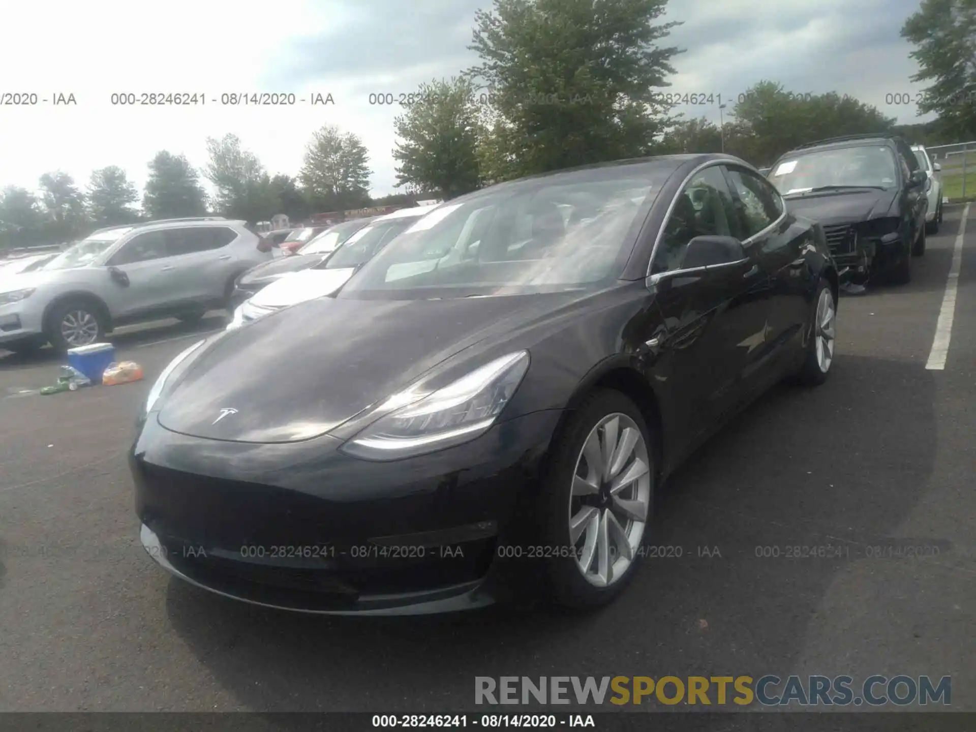 2 Фотография поврежденного автомобиля 5YJ3E1EA4KF417003 TESLA MODEL 3 2019