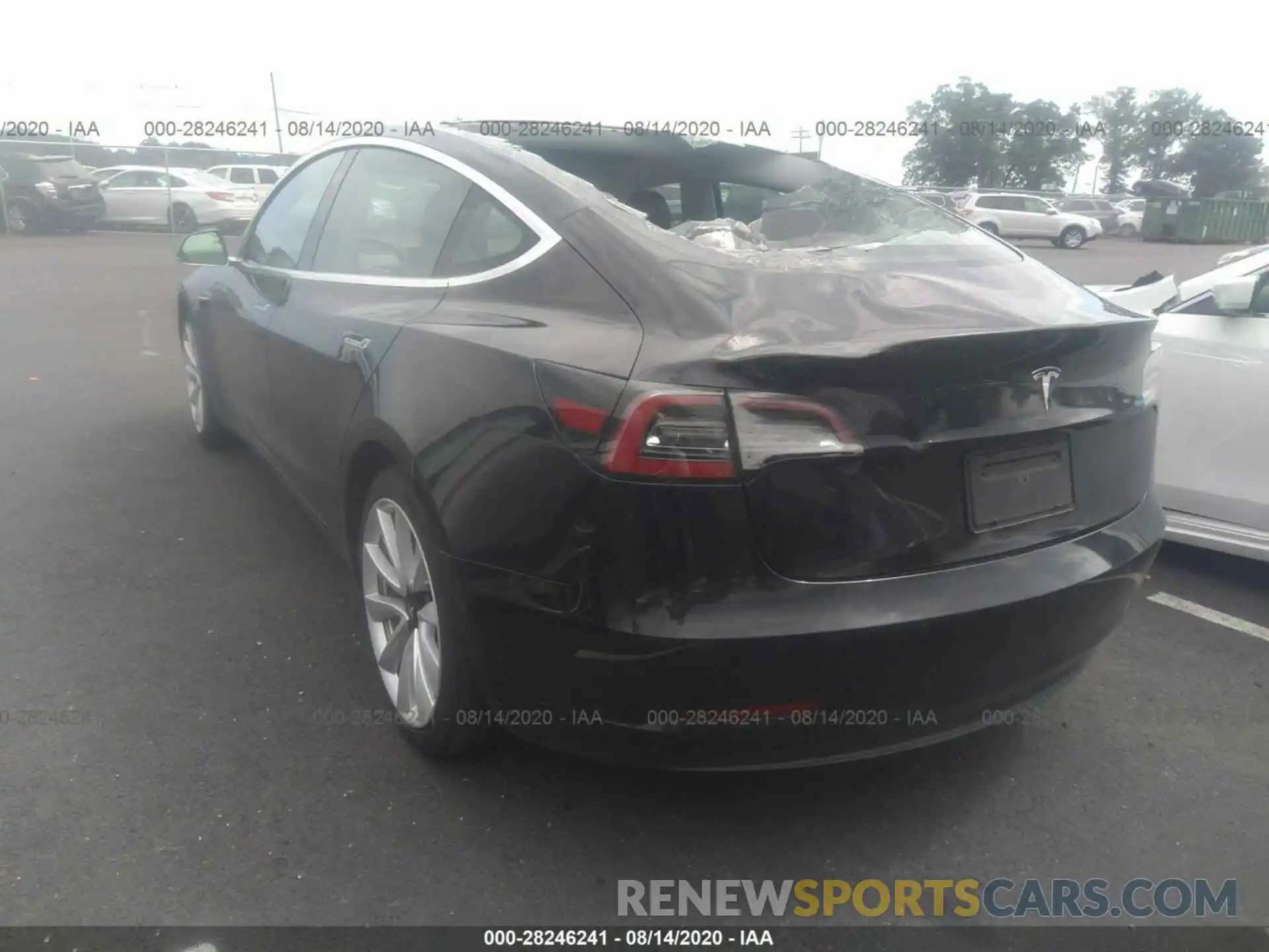 3 Photograph of a damaged car 5YJ3E1EA4KF417003 TESLA MODEL 3 2019