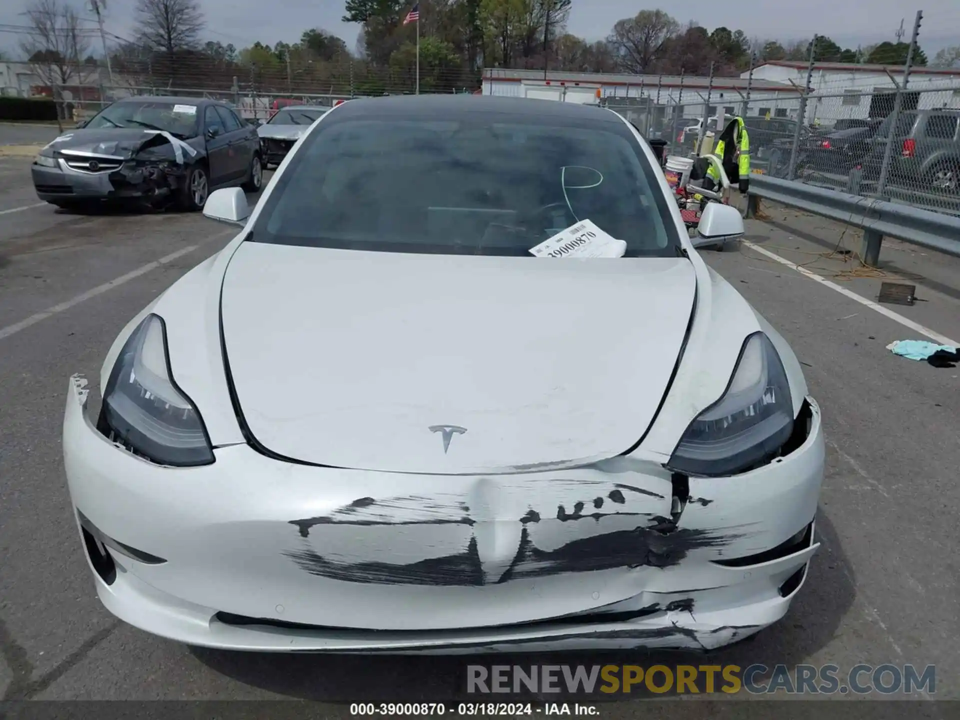 11 Photograph of a damaged car 5YJ3E1EA4KF419768 TESLA MODEL 3 2019