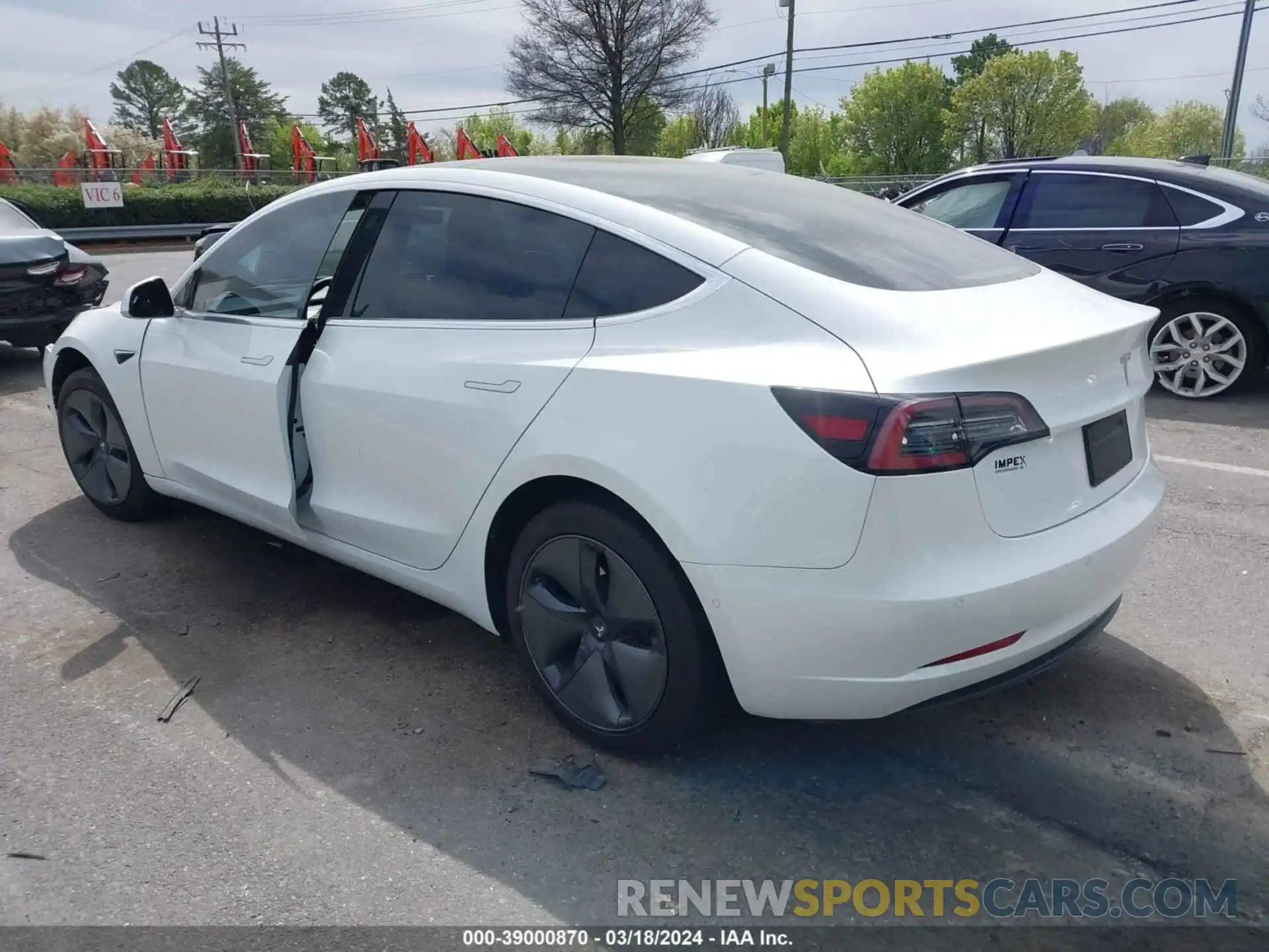 3 Photograph of a damaged car 5YJ3E1EA4KF419768 TESLA MODEL 3 2019