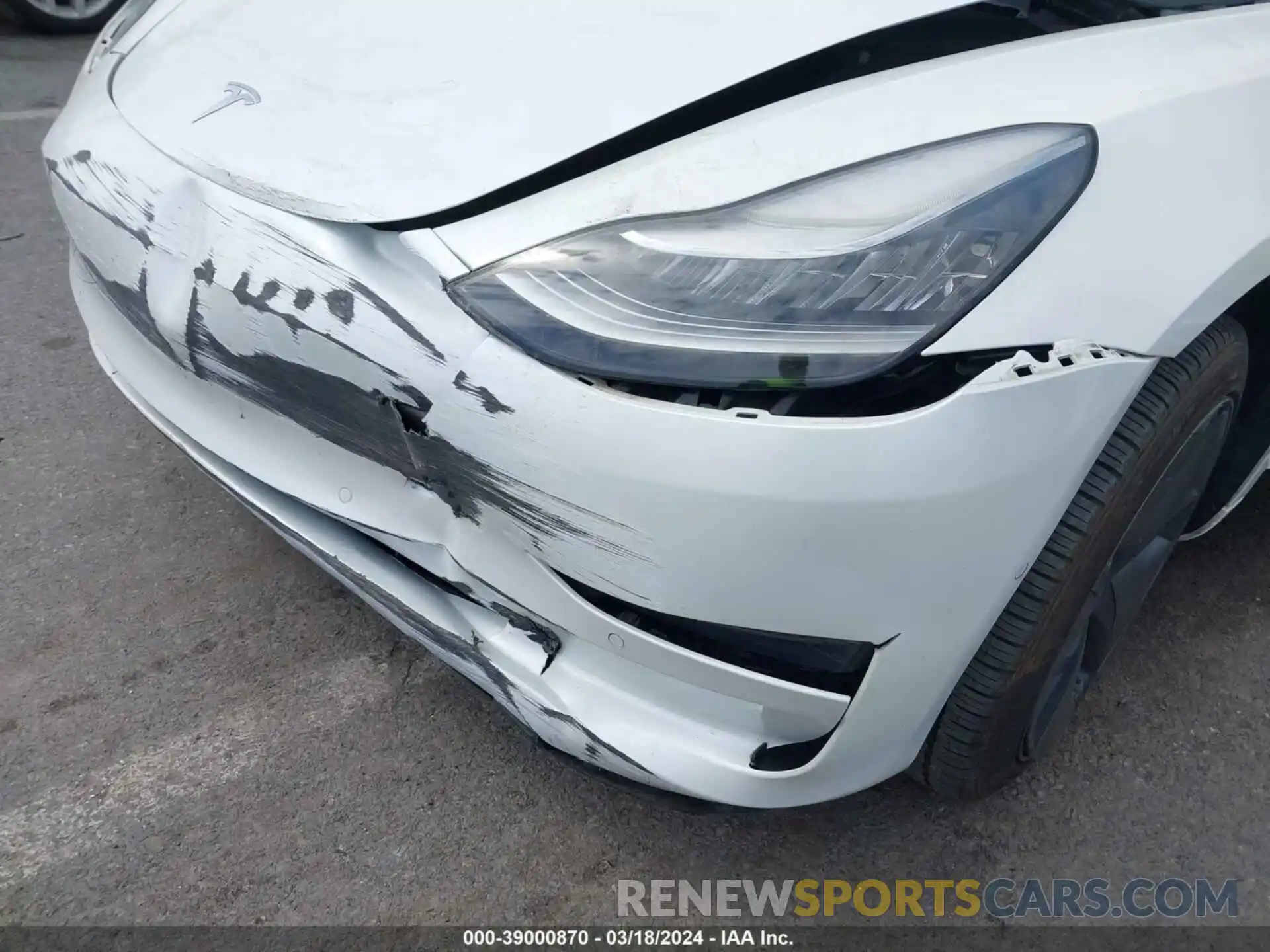 6 Photograph of a damaged car 5YJ3E1EA4KF419768 TESLA MODEL 3 2019