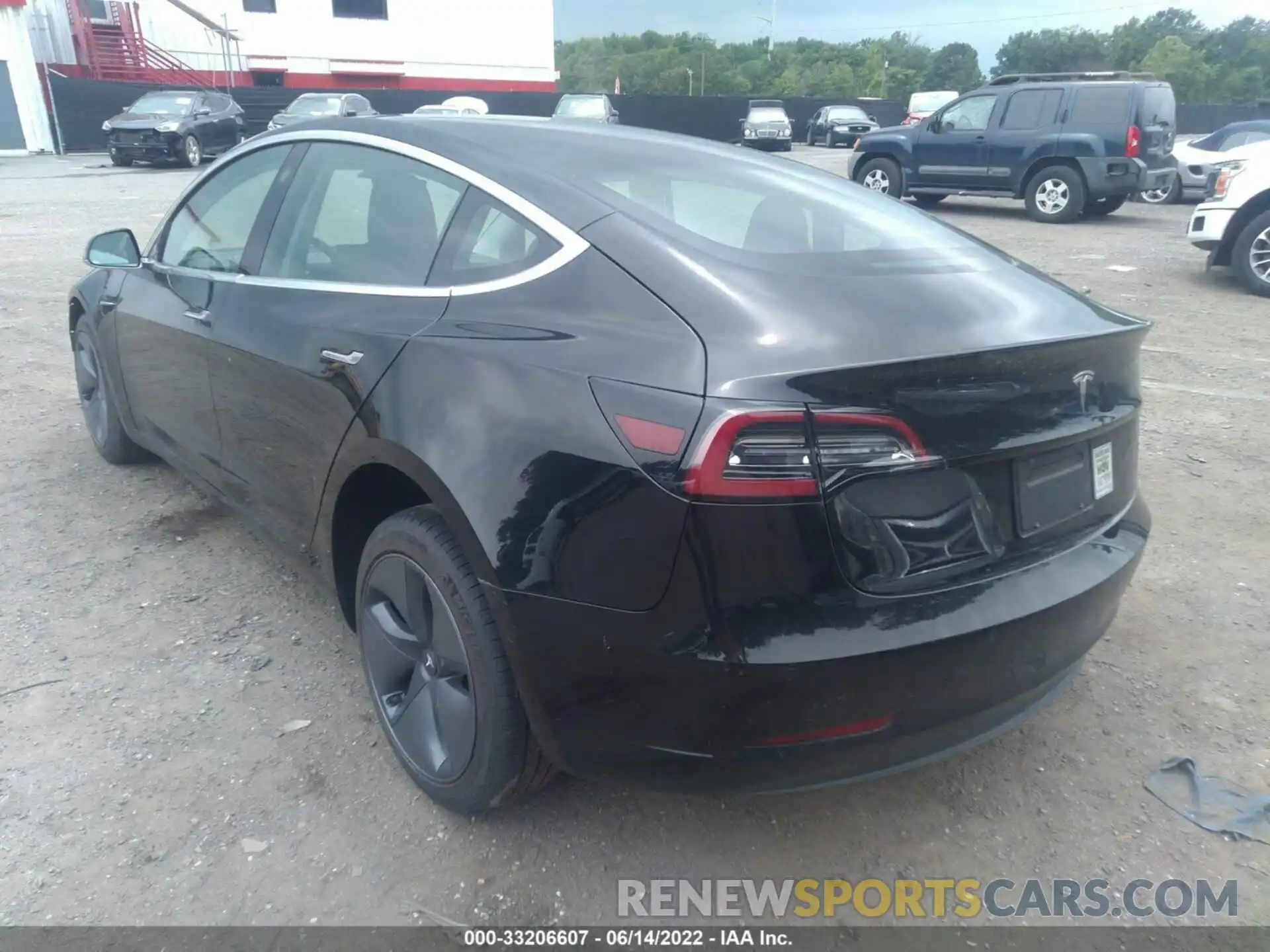 3 Photograph of a damaged car 5YJ3E1EA4KF421133 TESLA MODEL 3 2019