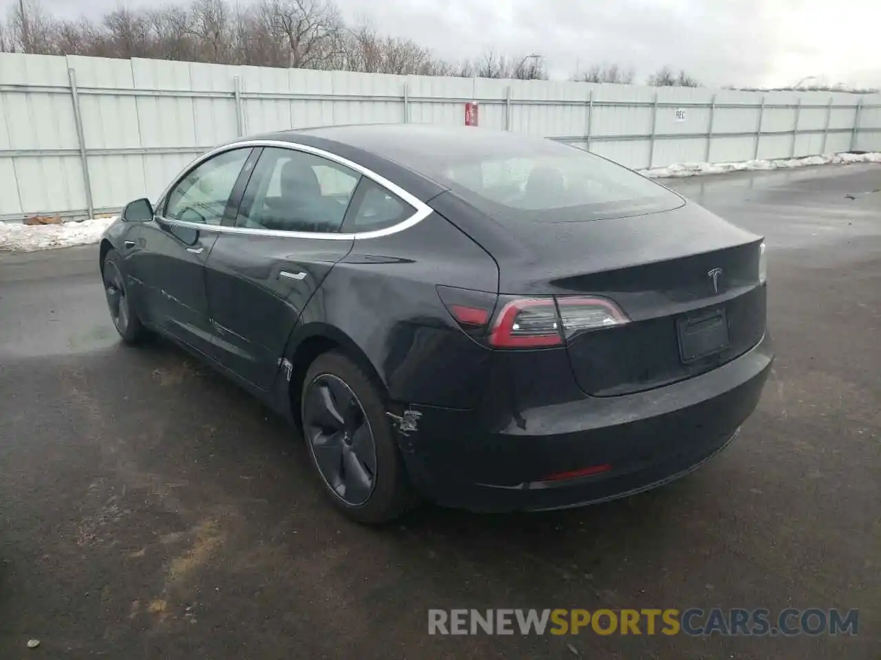 3 Photograph of a damaged car 5YJ3E1EA4KF422556 TESLA MODEL 3 2019