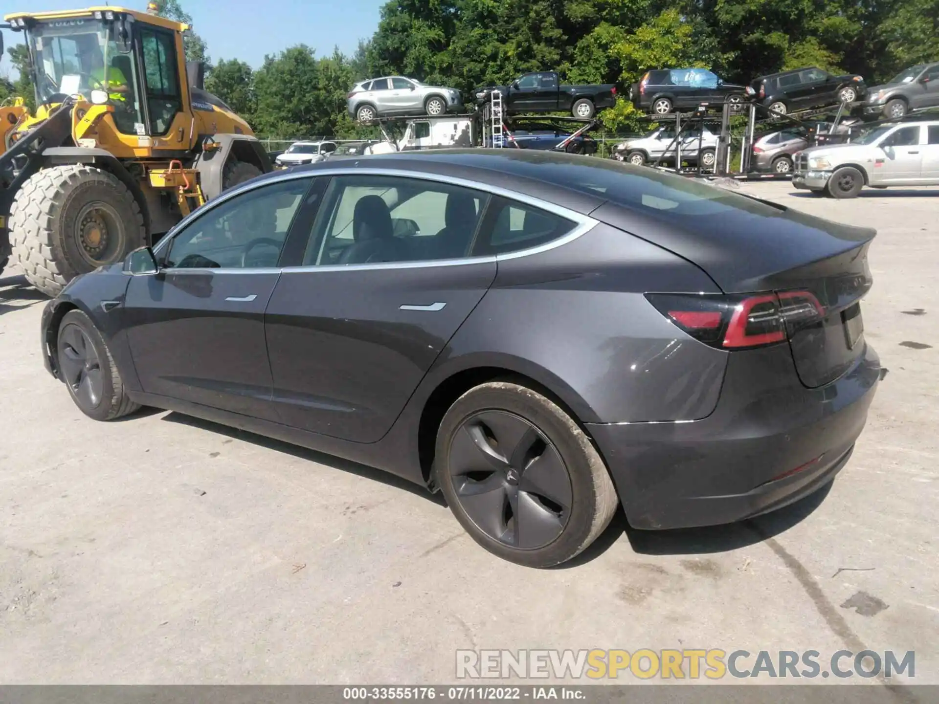 3 Photograph of a damaged car 5YJ3E1EA4KF427014 TESLA MODEL 3 2019