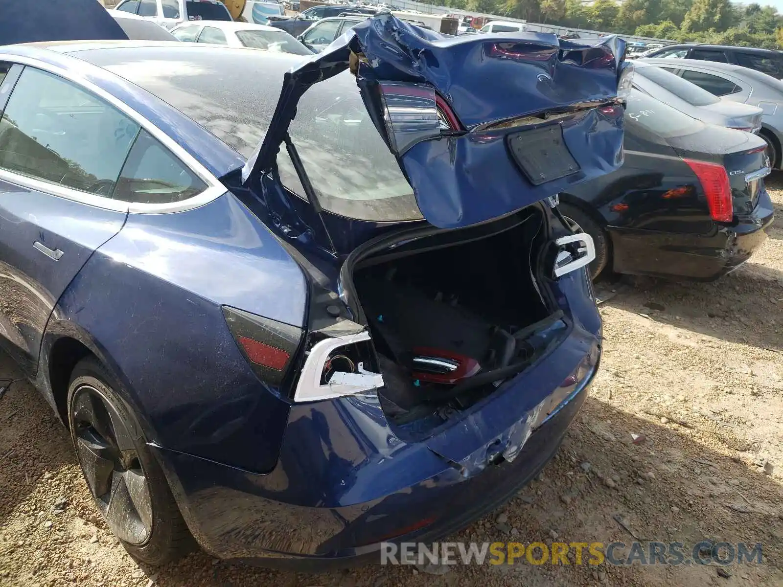 9 Photograph of a damaged car 5YJ3E1EA4KF427160 TESLA MODEL 3 2019