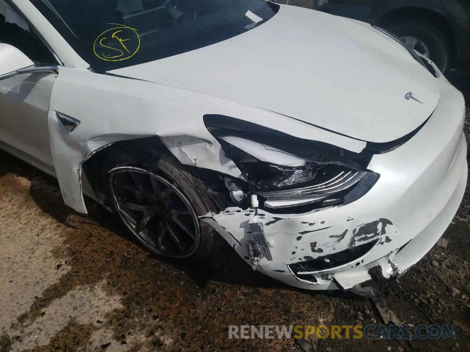 9 Photograph of a damaged car 5YJ3E1EA4KF430690 TESLA MODEL 3 2019