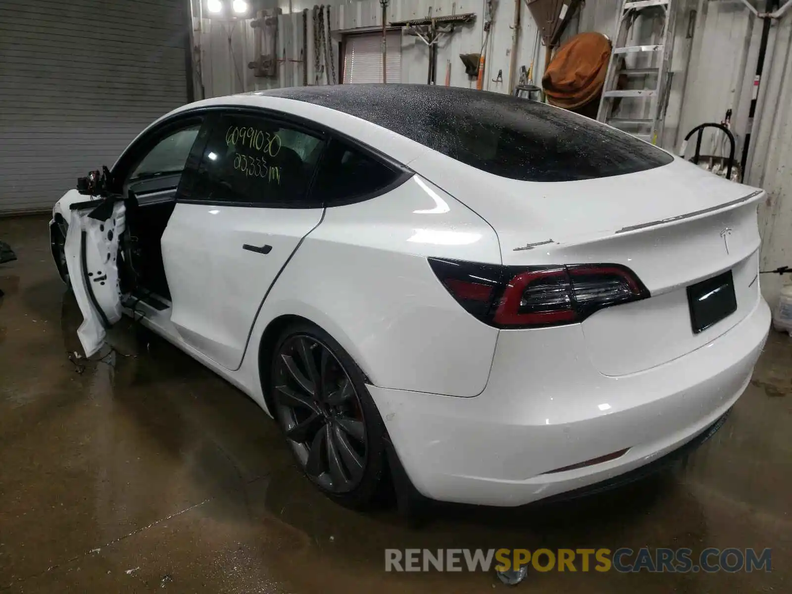 3 Photograph of a damaged car 5YJ3E1EA4KF430768 TESLA MODEL 3 2019