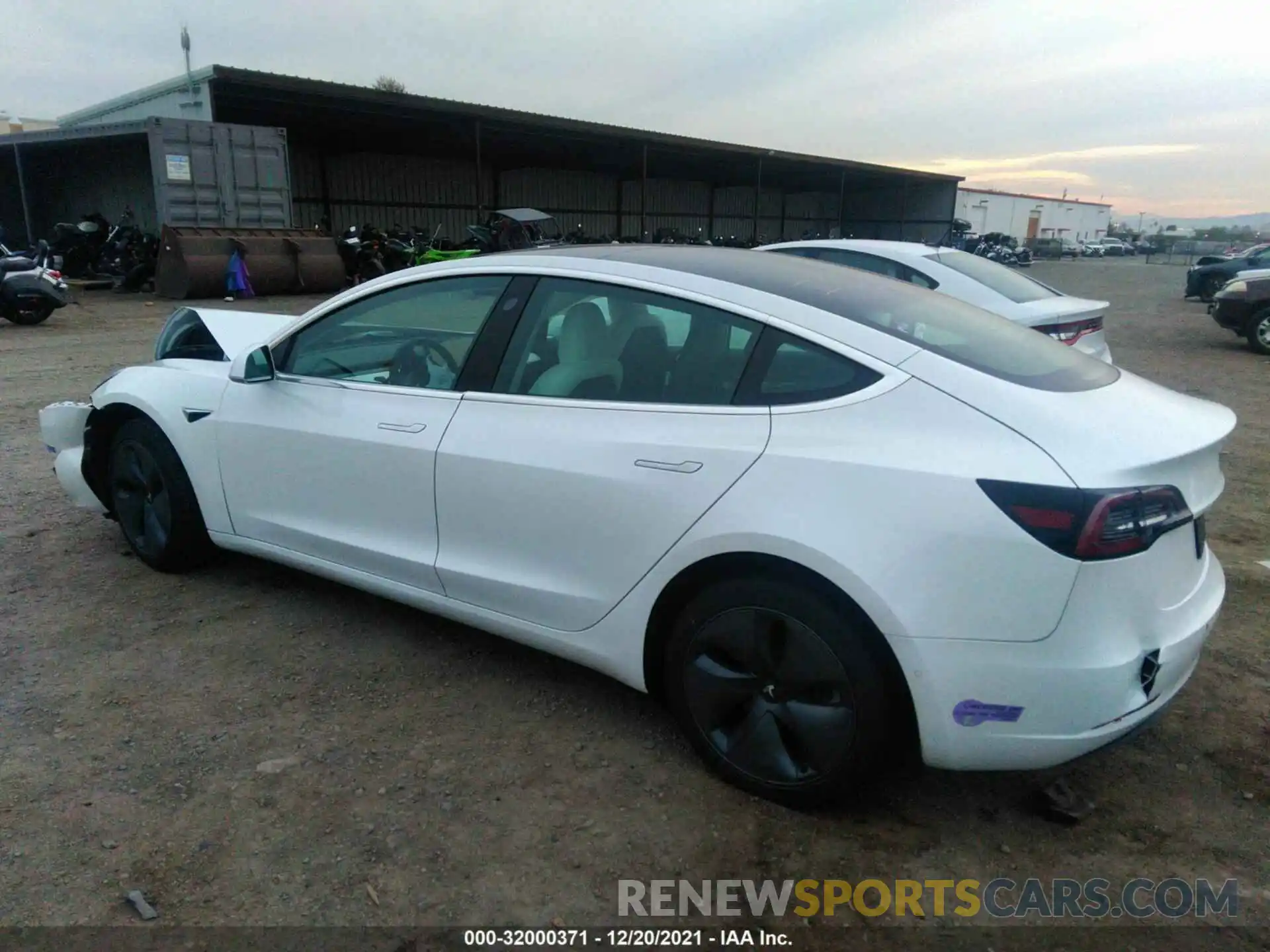 3 Photograph of a damaged car 5YJ3E1EA4KF431841 TESLA MODEL 3 2019