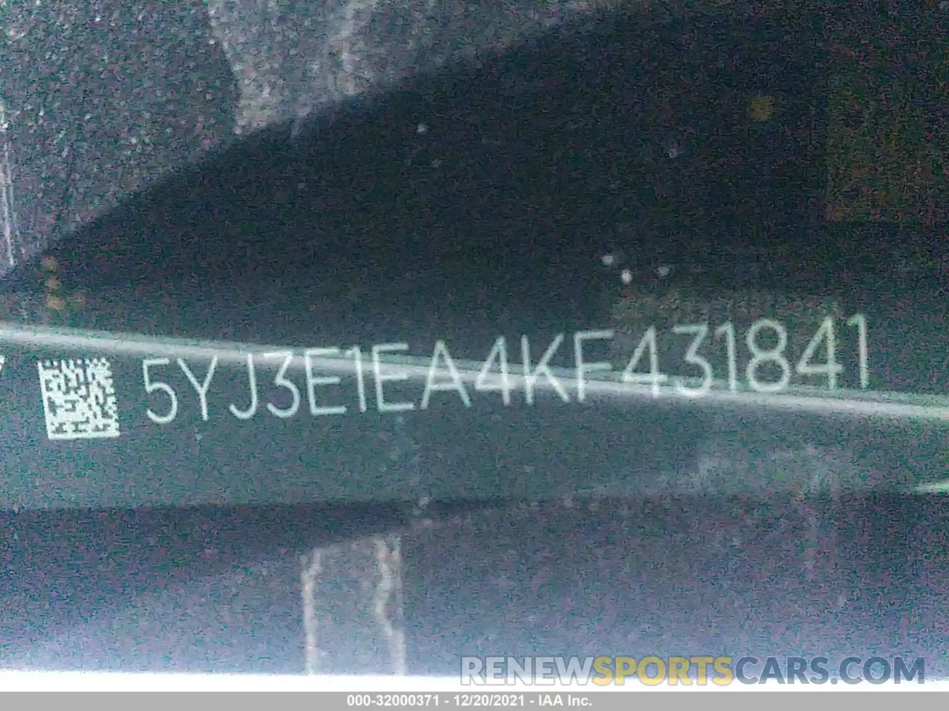 9 Photograph of a damaged car 5YJ3E1EA4KF431841 TESLA MODEL 3 2019