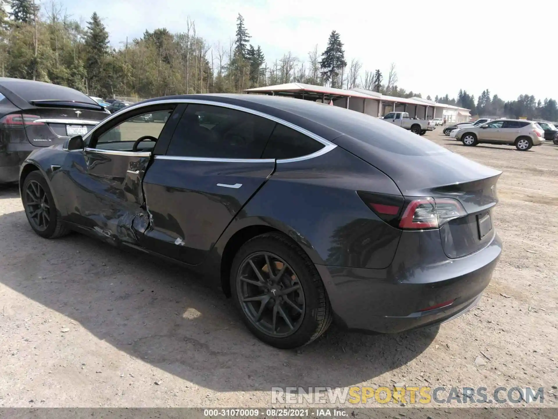 3 Photograph of a damaged car 5YJ3E1EA4KF435386 TESLA MODEL 3 2019