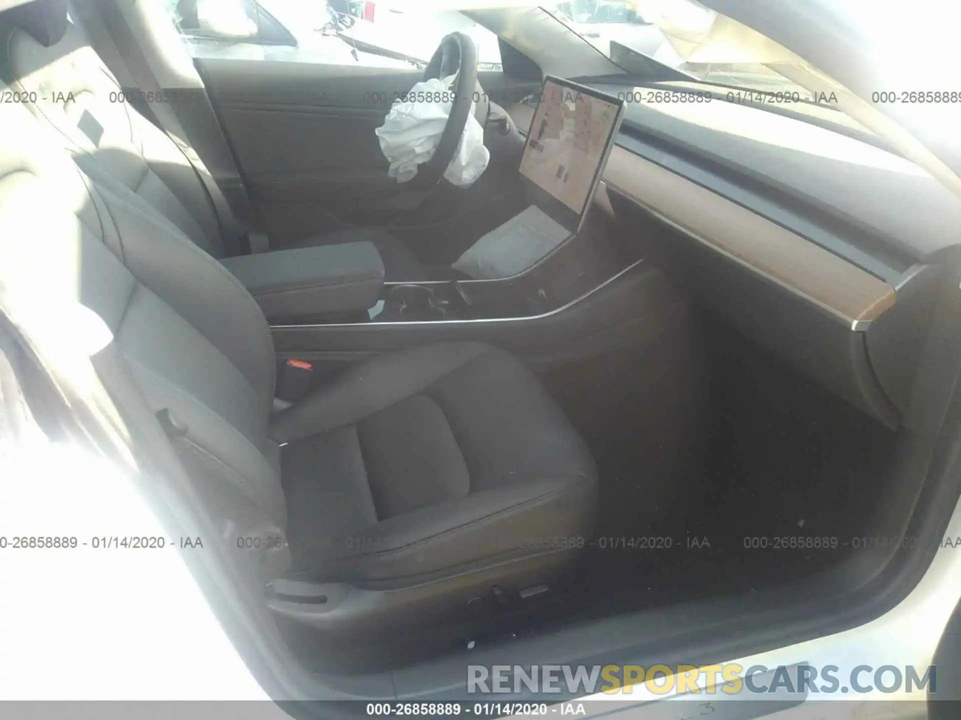 5 Photograph of a damaged car 5YJ3E1EA4KF435663 TESLA MODEL 3 2019