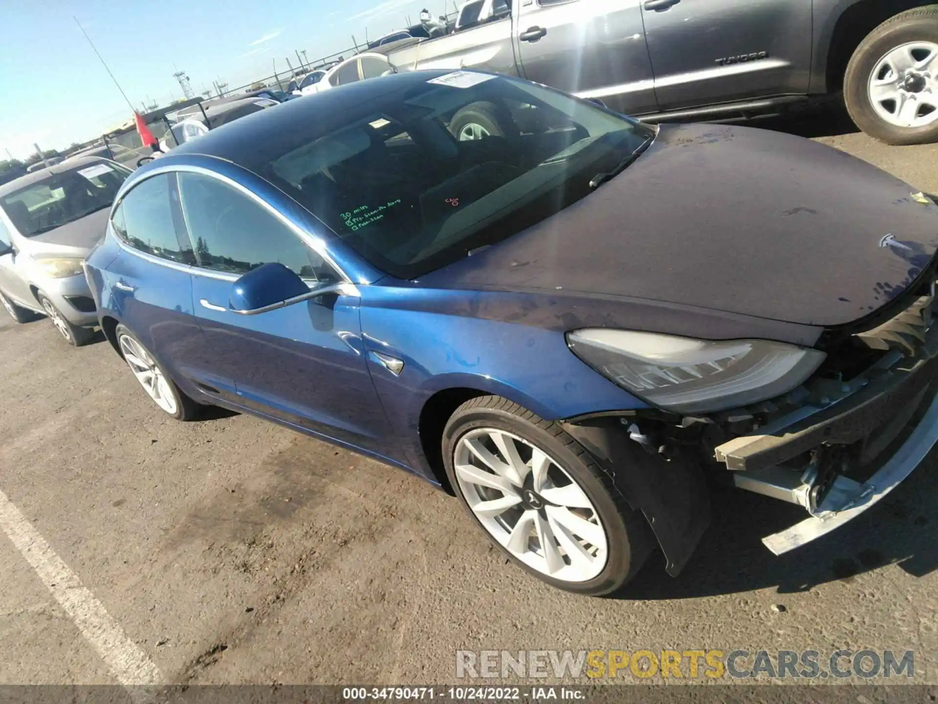 1 Фотография поврежденного автомобиля 5YJ3E1EA4KF437882 TESLA MODEL 3 2019