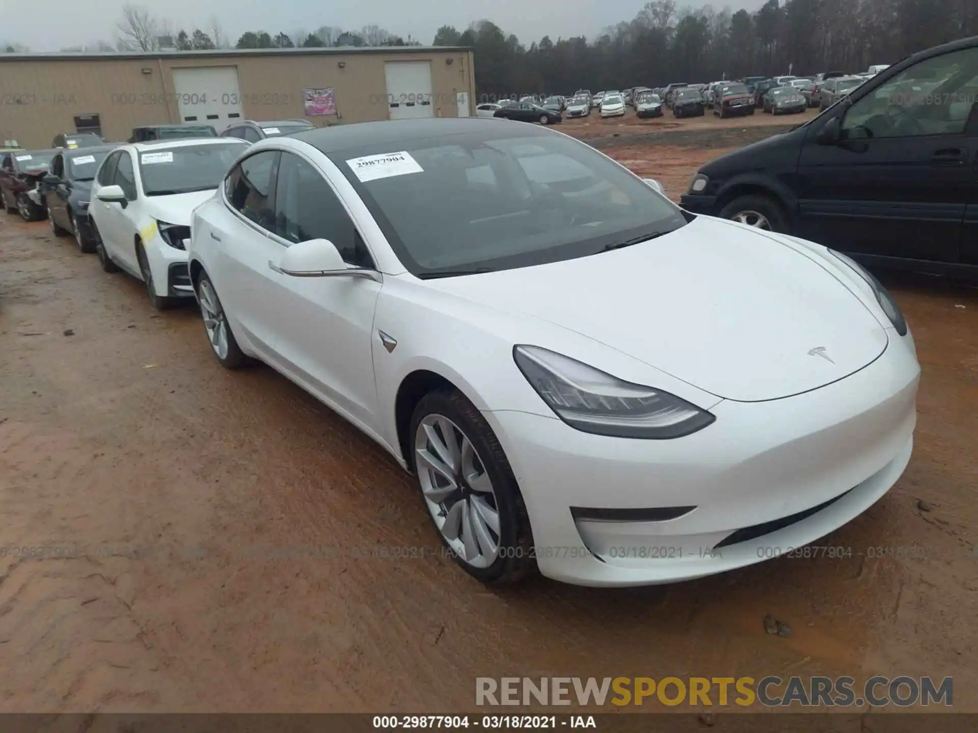 1 Photograph of a damaged car 5YJ3E1EA4KF441530 TESLA MODEL 3 2019