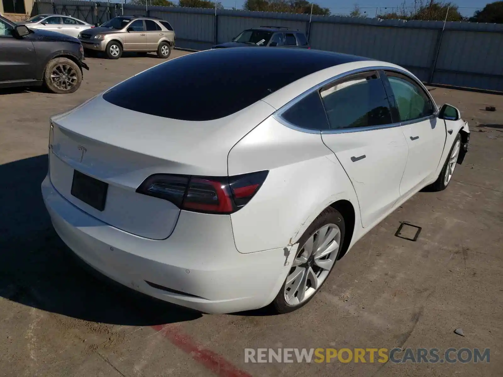 4 Photograph of a damaged car 5YJ3E1EA4KF445125 TESLA MODEL 3 2019