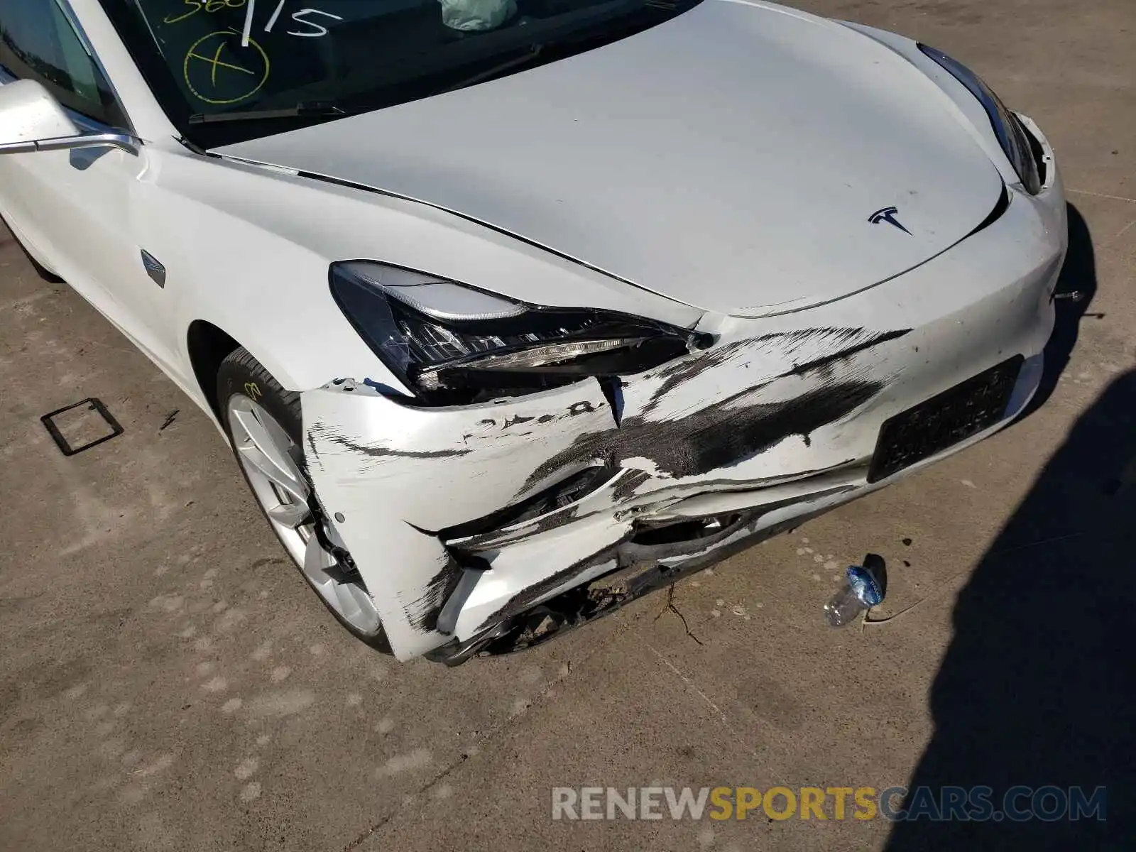 9 Photograph of a damaged car 5YJ3E1EA4KF445125 TESLA MODEL 3 2019