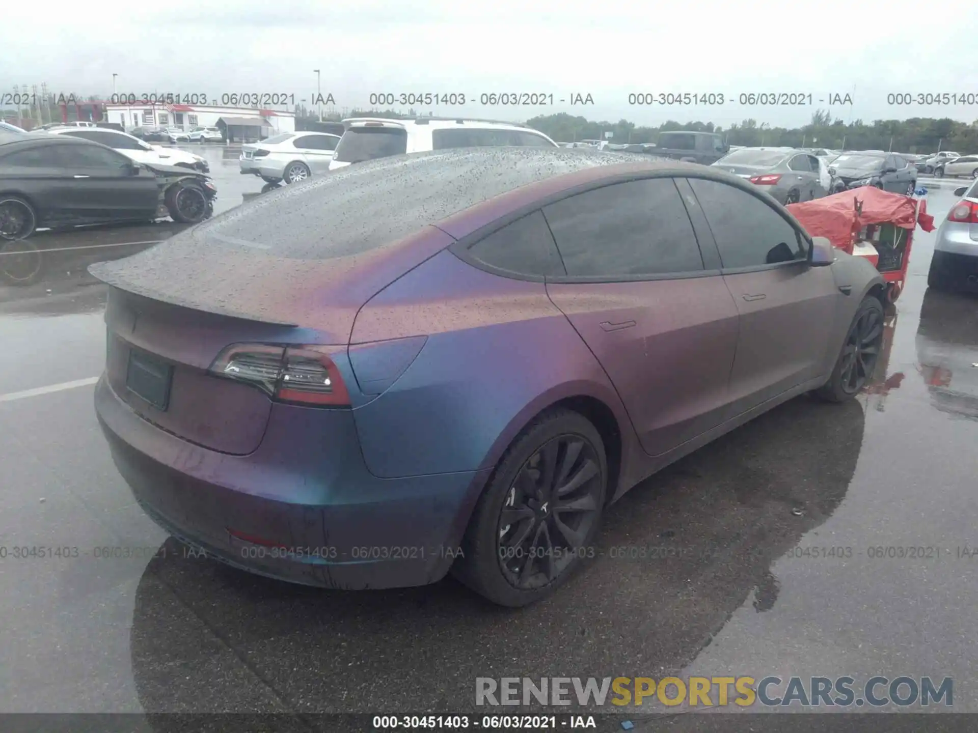 4 Фотография поврежденного автомобиля 5YJ3E1EA4KF449367 TESLA MODEL 3 2019