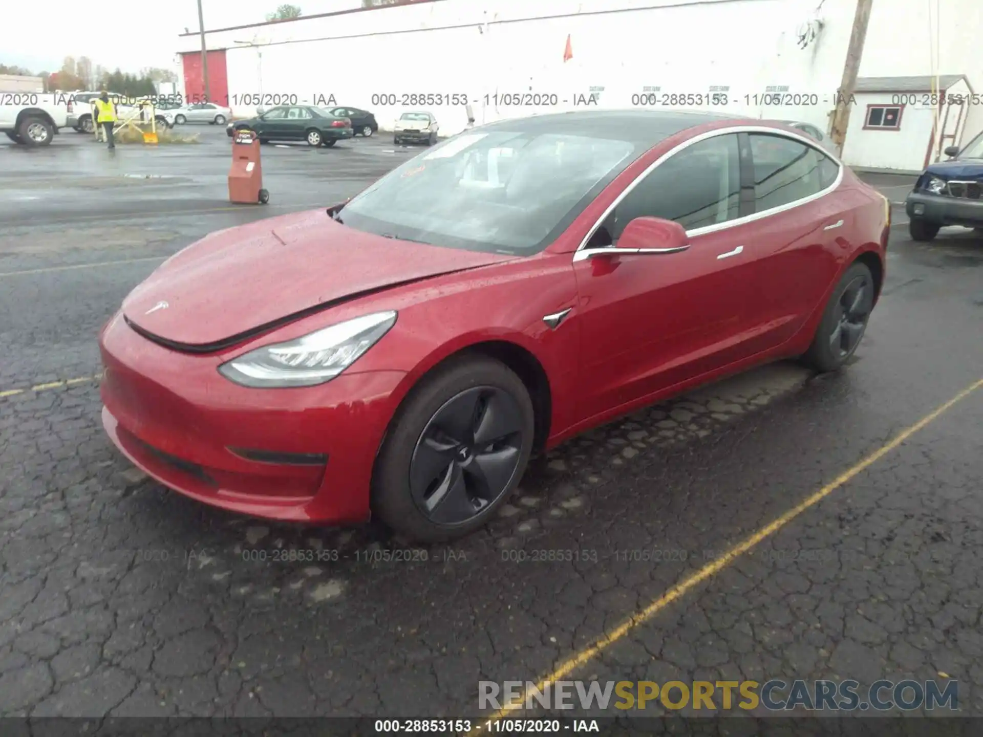 2 Фотография поврежденного автомобиля 5YJ3E1EA4KF464032 TESLA MODEL 3 2019