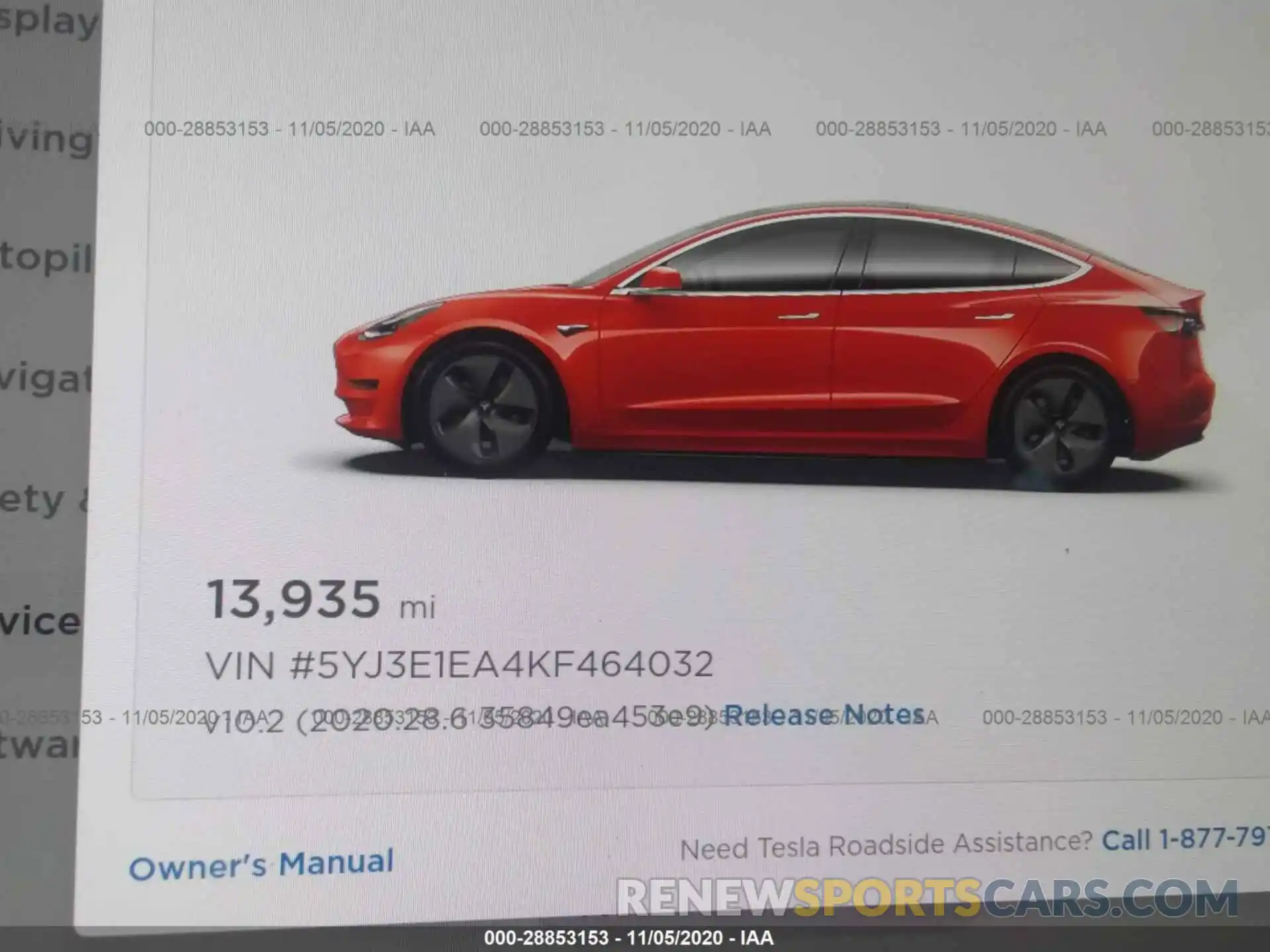 7 Photograph of a damaged car 5YJ3E1EA4KF464032 TESLA MODEL 3 2019