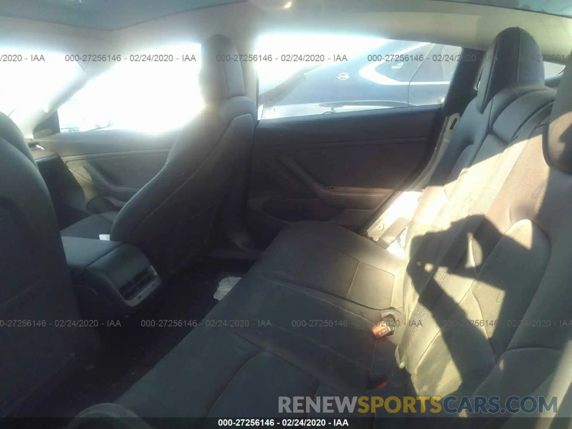 8 Photograph of a damaged car 5YJ3E1EA4KF466685 TESLA MODEL 3 2019