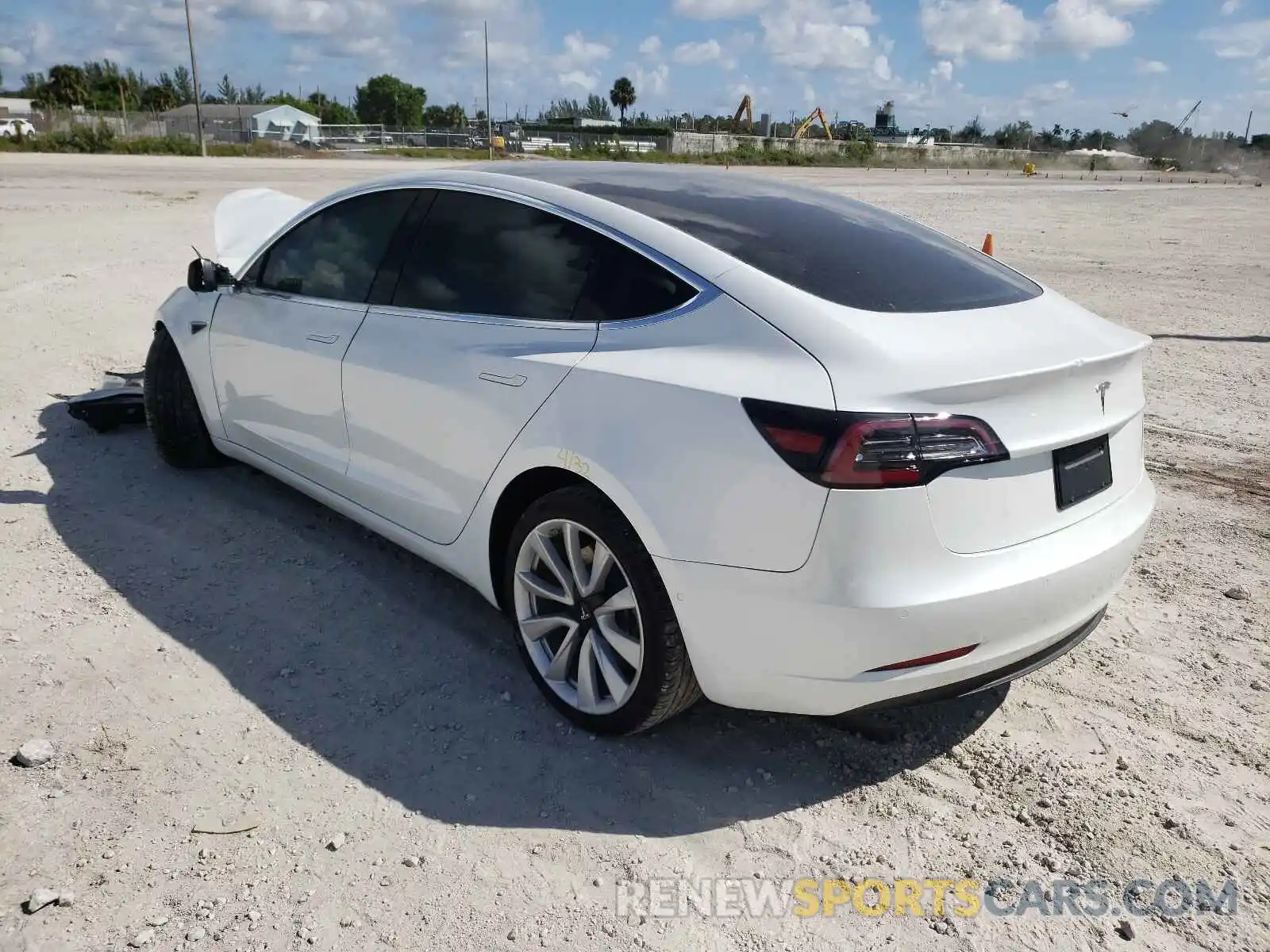 3 Photograph of a damaged car 5YJ3E1EA4KF476388 TESLA MODEL 3 2019