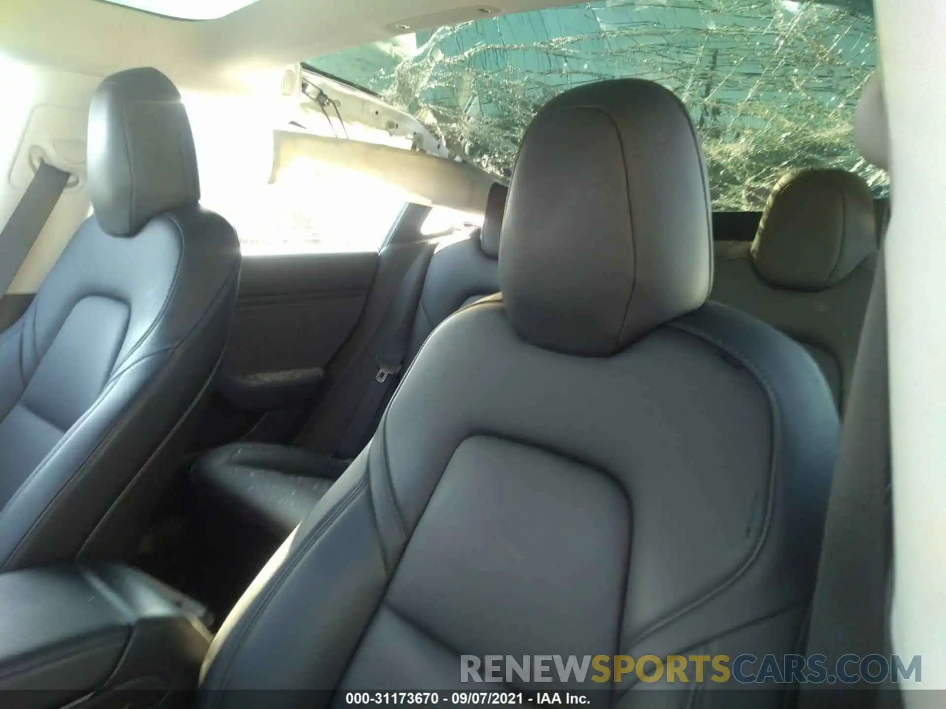 8 Photograph of a damaged car 5YJ3E1EA4KF483499 TESLA MODEL 3 2019