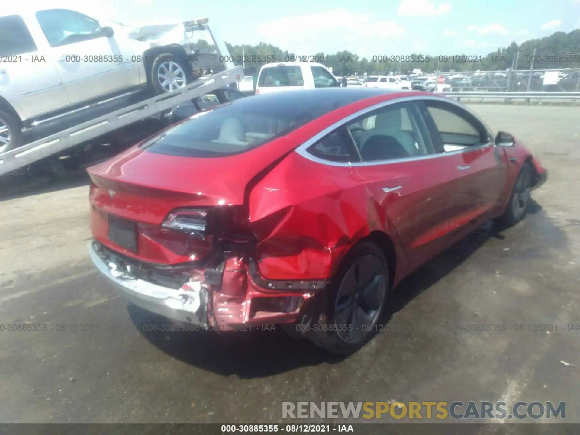 4 Photograph of a damaged car 5YJ3E1EA4KF486113 TESLA MODEL 3 2019