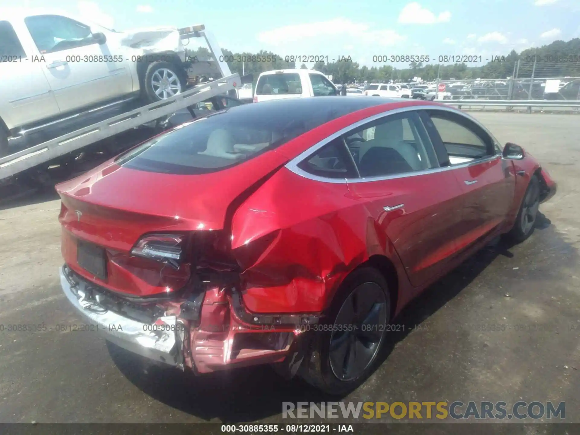 6 Photograph of a damaged car 5YJ3E1EA4KF486113 TESLA MODEL 3 2019