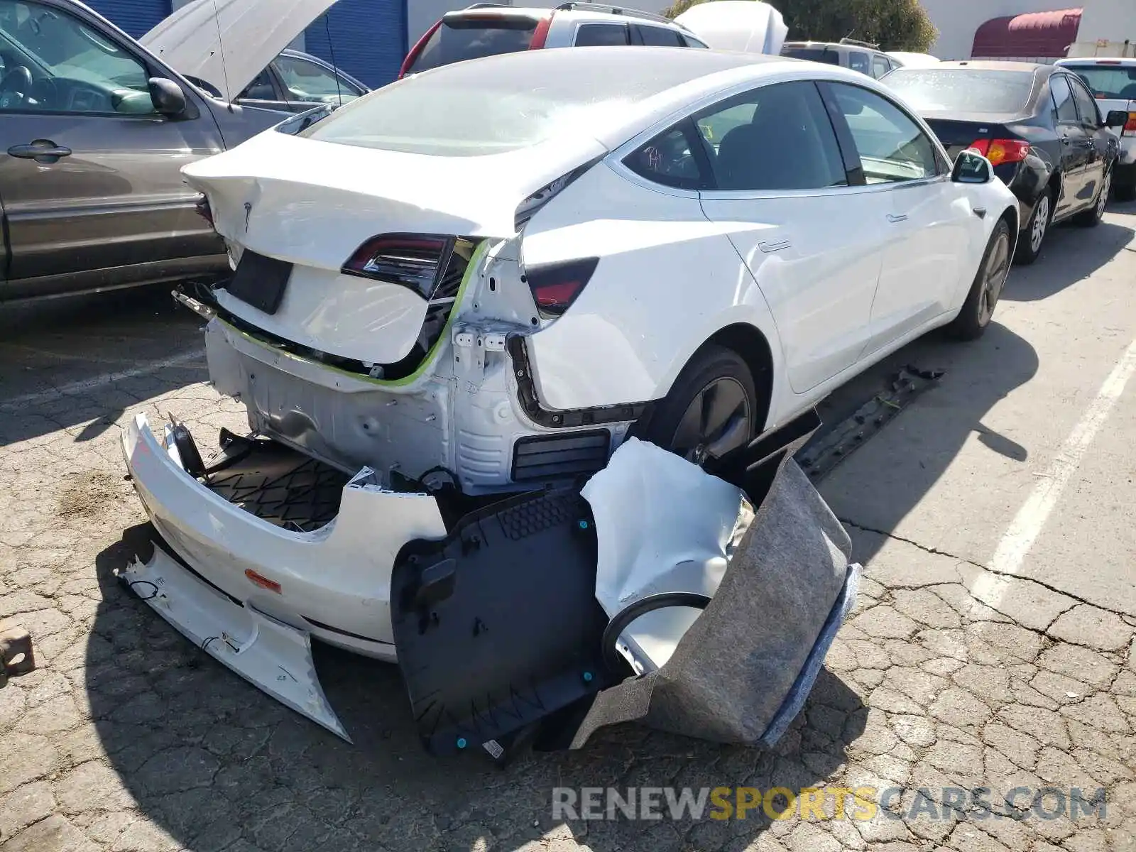 4 Photograph of a damaged car 5YJ3E1EA4KF503993 TESLA MODEL 3 2019