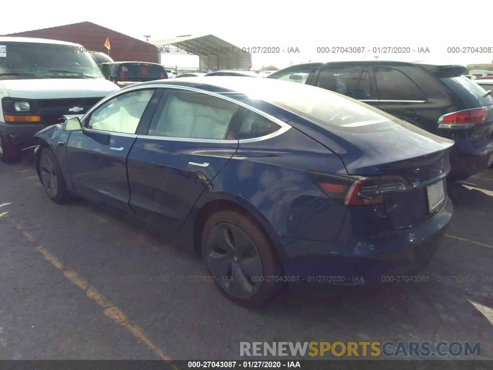 3 Photograph of a damaged car 5YJ3E1EA4KF509101 TESLA MODEL 3 2019