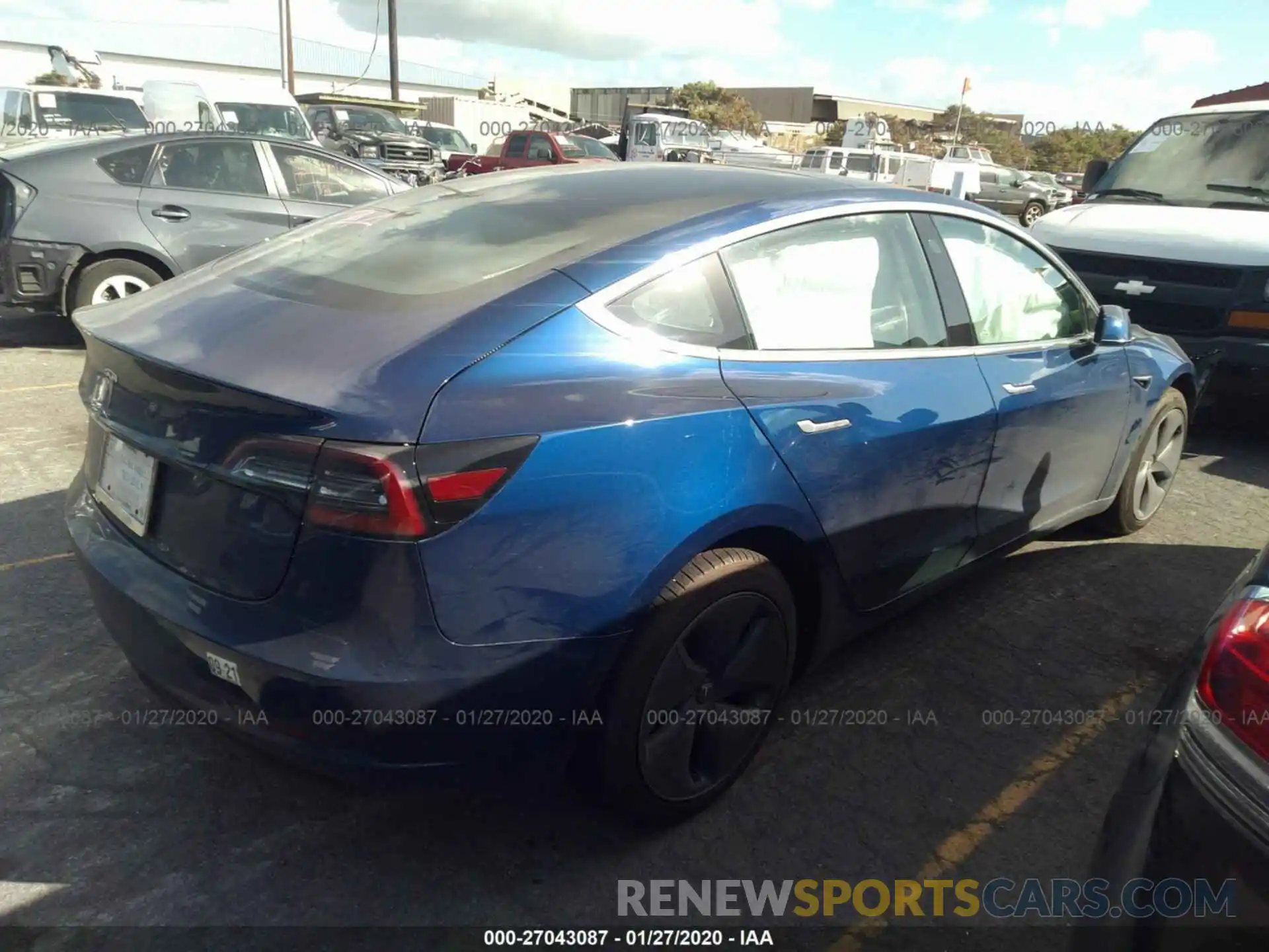 4 Photograph of a damaged car 5YJ3E1EA4KF509101 TESLA MODEL 3 2019