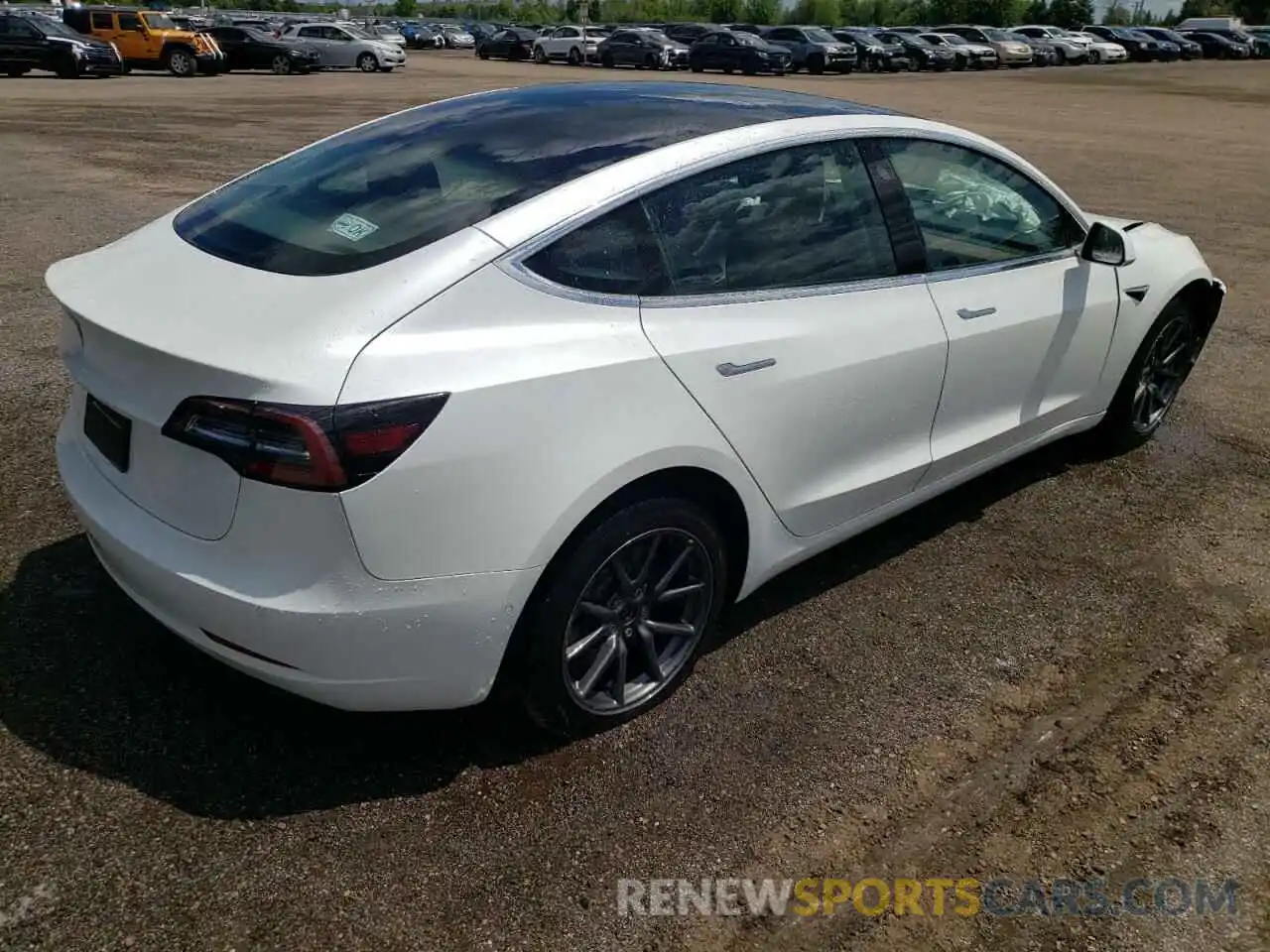 4 Photograph of a damaged car 5YJ3E1EA4KF515058 TESLA MODEL 3 2019