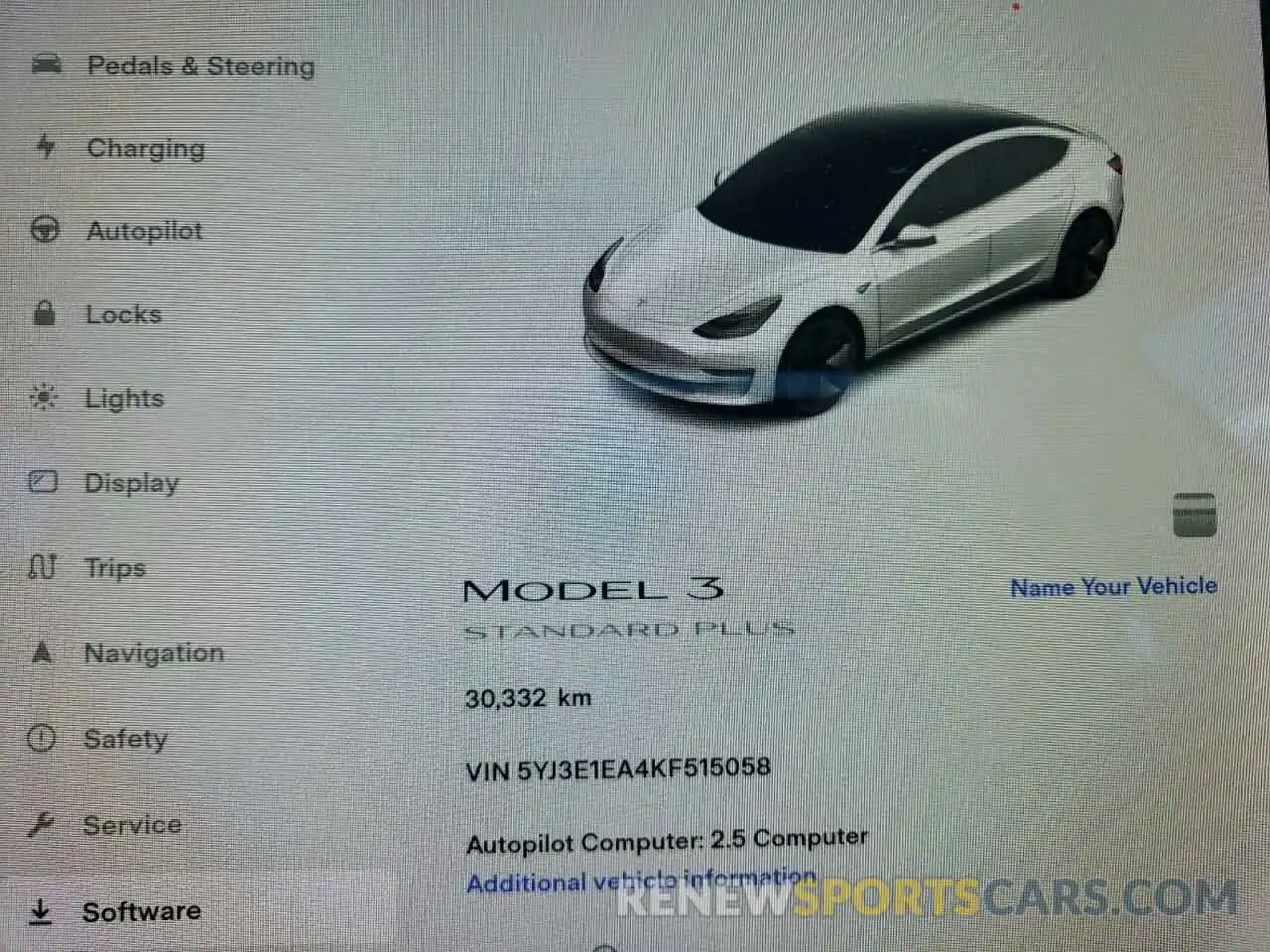 8 Photograph of a damaged car 5YJ3E1EA4KF515058 TESLA MODEL 3 2019