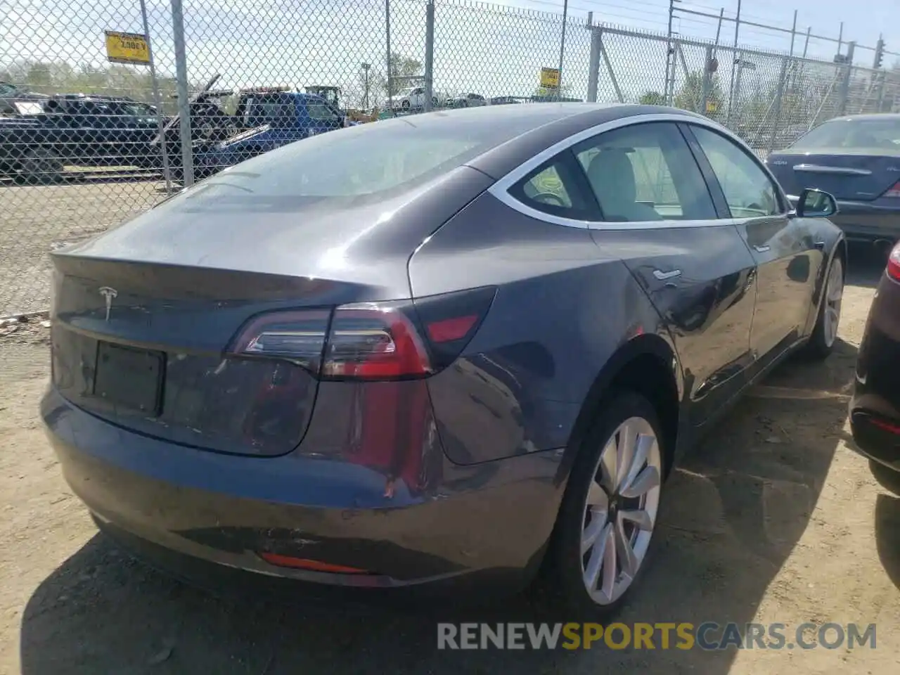 4 Photograph of a damaged car 5YJ3E1EA4KF519840 TESLA MODEL 3 2019